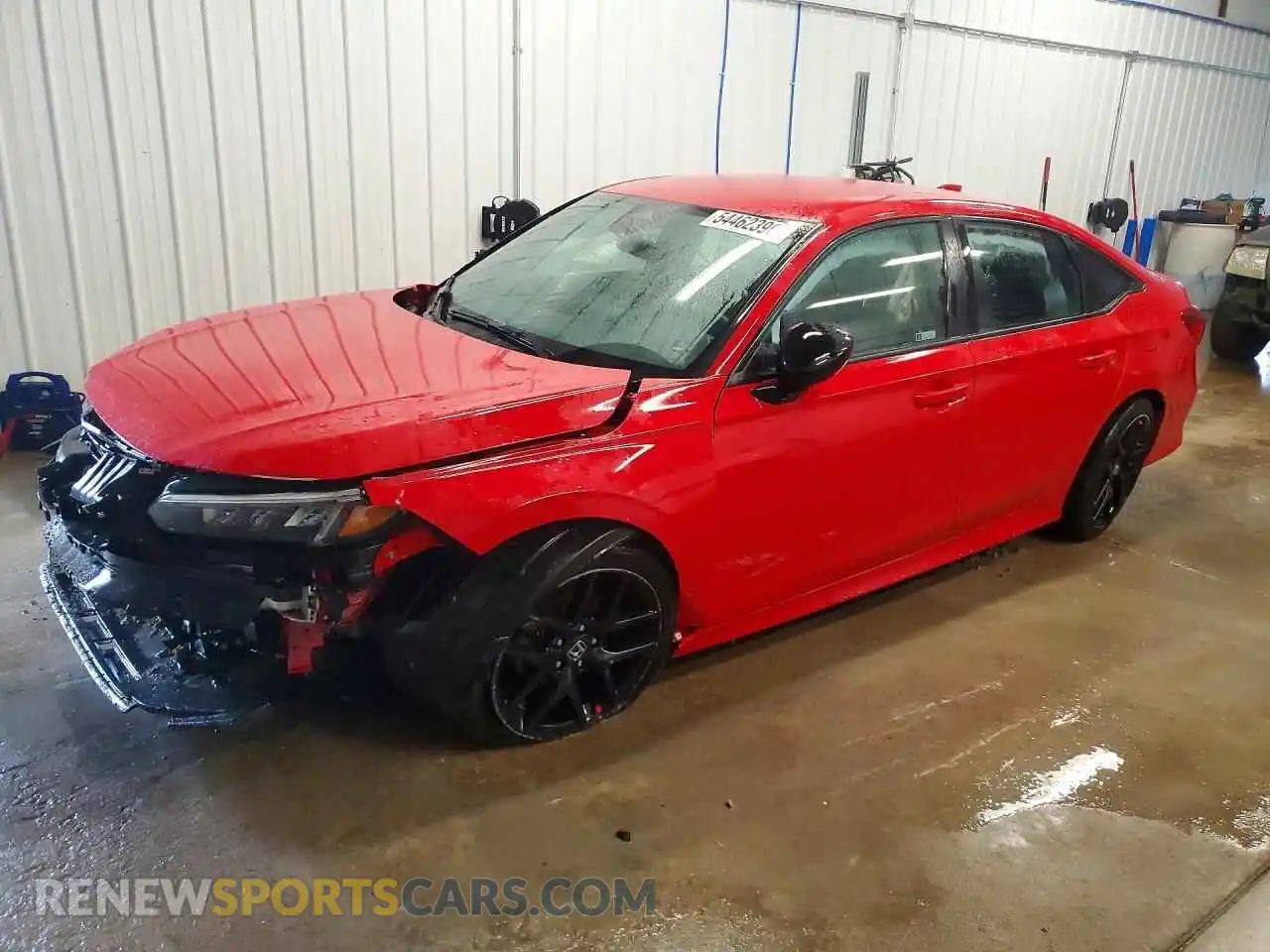 1 Photograph of a damaged car 2HGFE2F51RH562770 HONDA CIVIC 2024