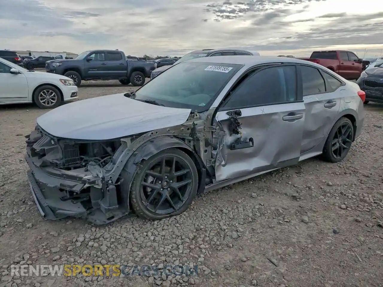 1 Photograph of a damaged car 2HGFE2F52RH505722 HONDA CIVIC 2024