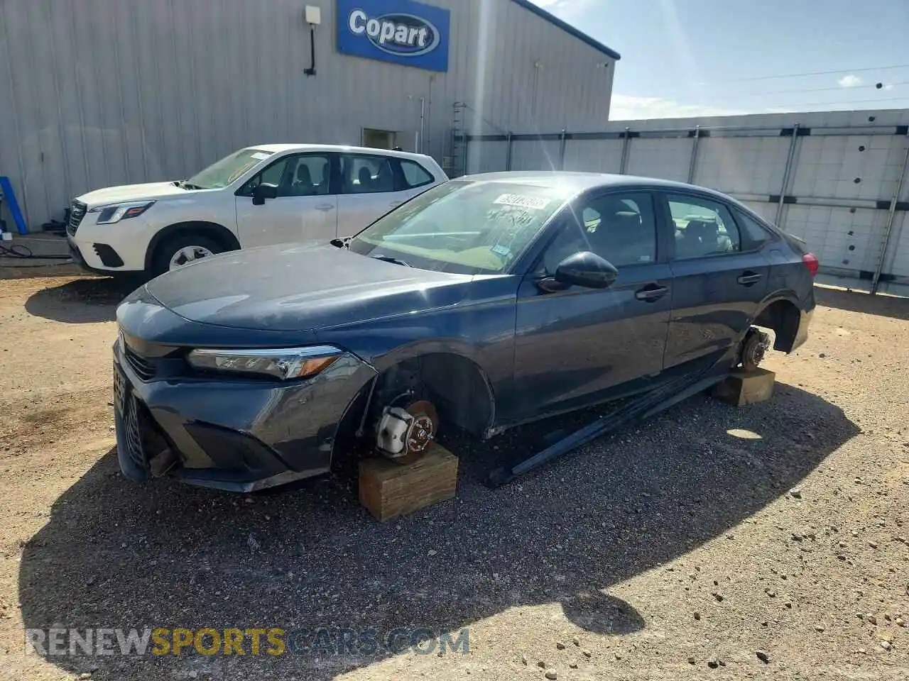 1 Photograph of a damaged car 2HGFE2F52RH526313 HONDA CIVIC 2024