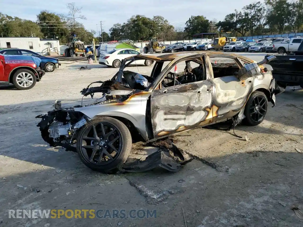1 Photograph of a damaged car 2HGFE2F52RH542091 HONDA CIVIC 2024