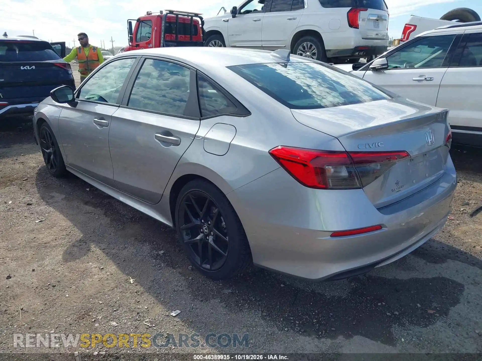 3 fotografías del automóvil dañado 2HGFE2F52RH546111 HONDA CIVIC 2024