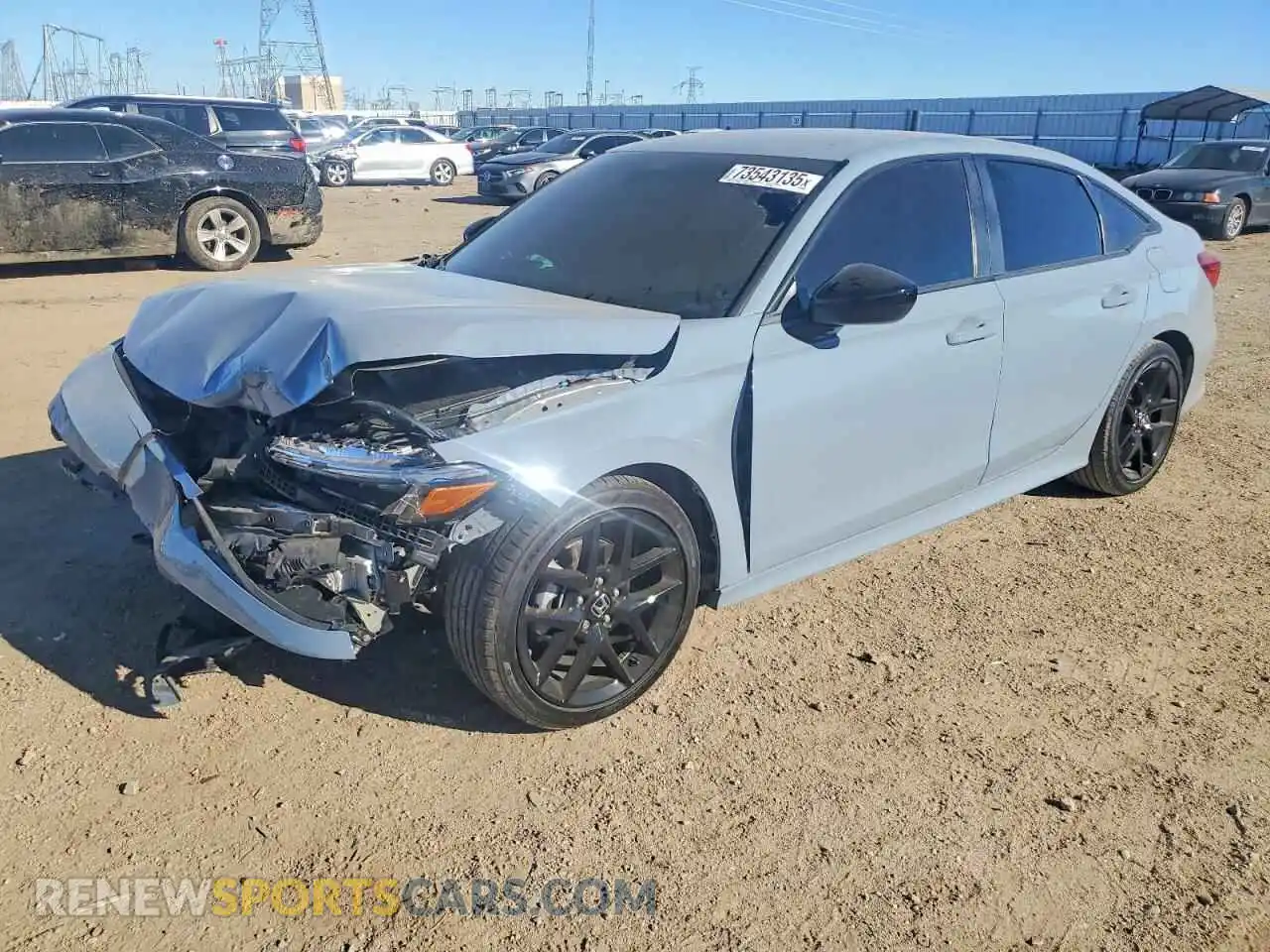 1 Photograph of a damaged car 2HGFE2F52RH551048 HONDA CIVIC 2024