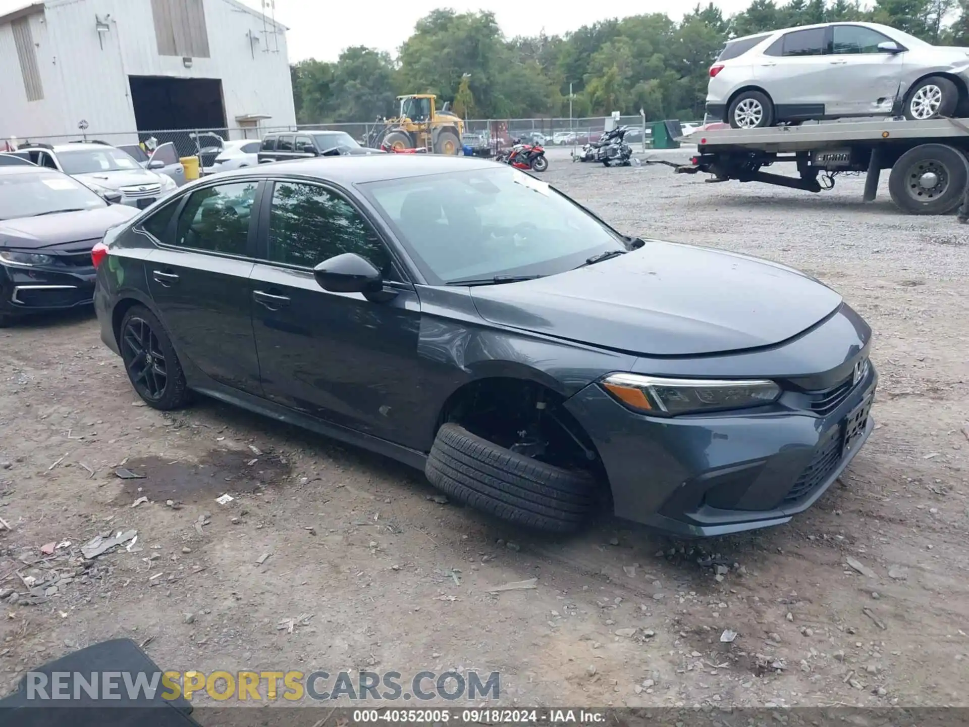 1 Photograph of a damaged car 2HGFE2F52RH552832 HONDA CIVIC 2024