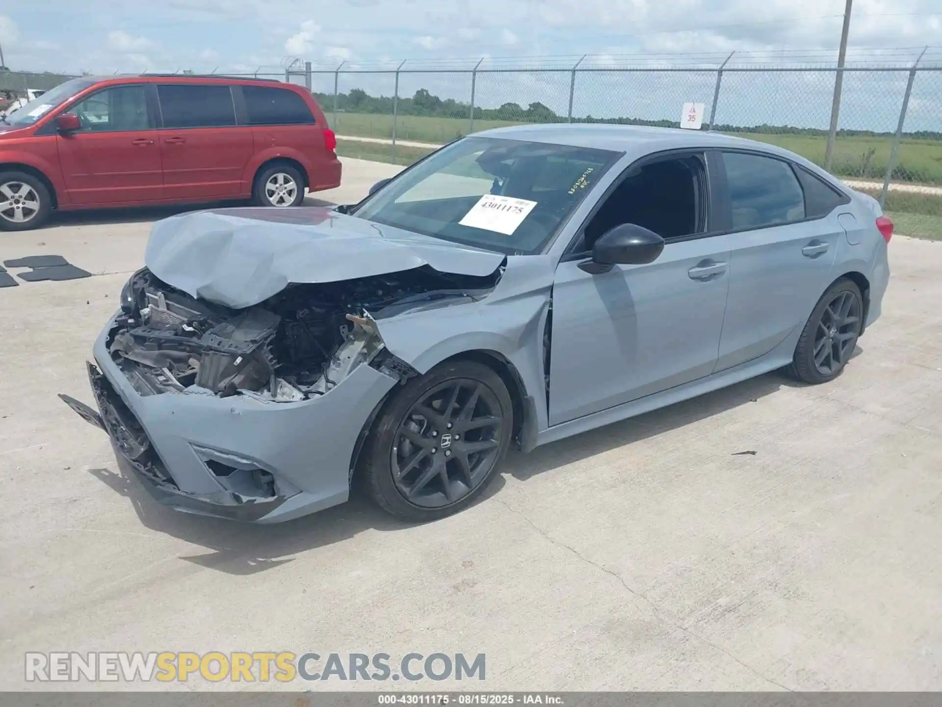 2 Photograph of a damaged car 2HGFE2F52RH556282 HONDA CIVIC 2024