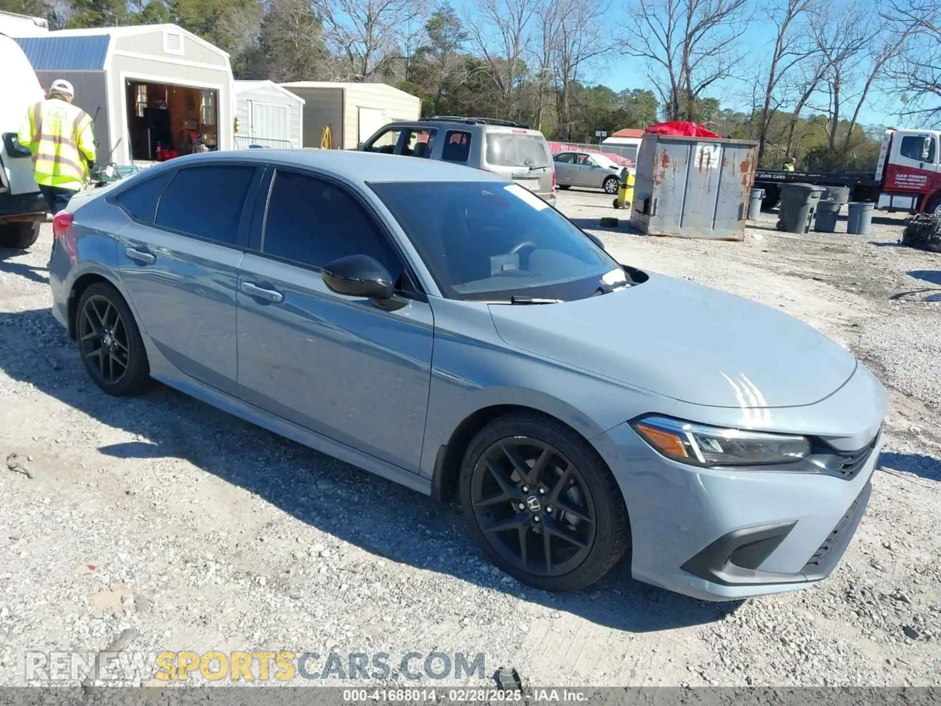 1 Photograph of a damaged car 2HGFE2F52RH567752 HONDA CIVIC 2024