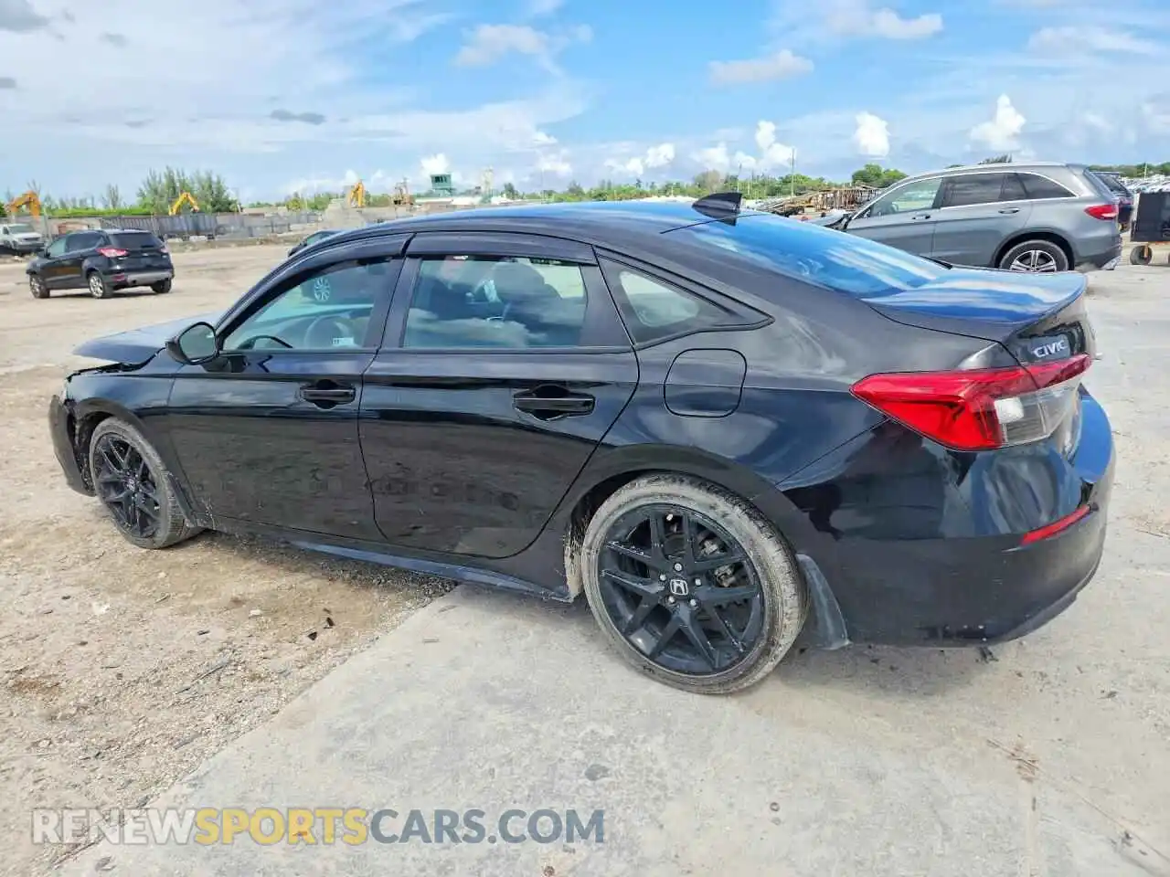 2 fotografías del automóvil dañado 2HGFE2F52RH569808 HONDA CIVIC 2024