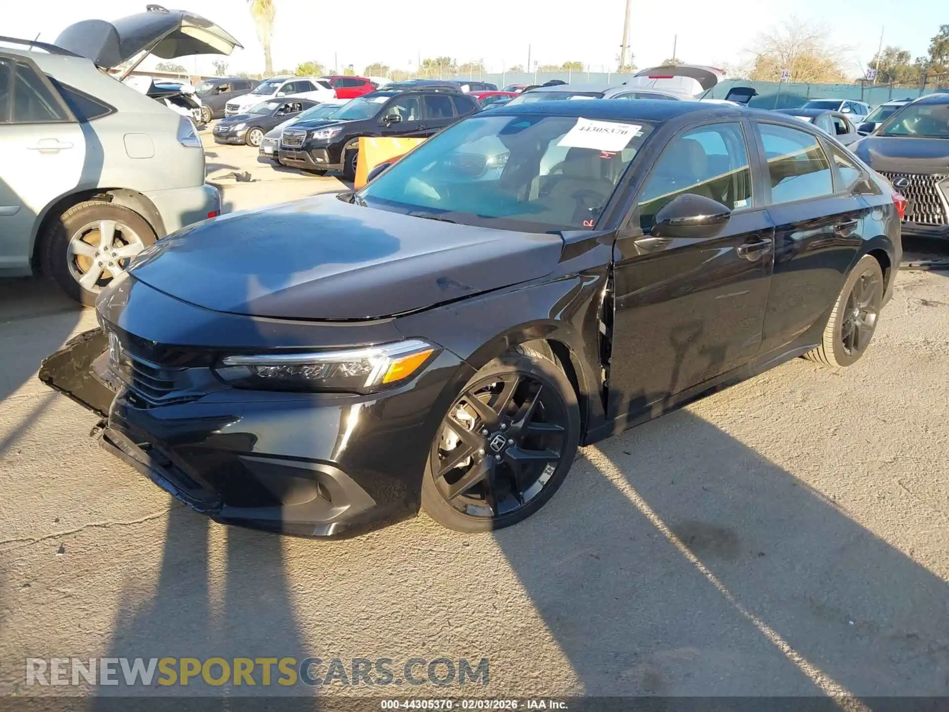 2 Photograph of a damaged car 2HGFE2F53RH537286 HONDA CIVIC 2024