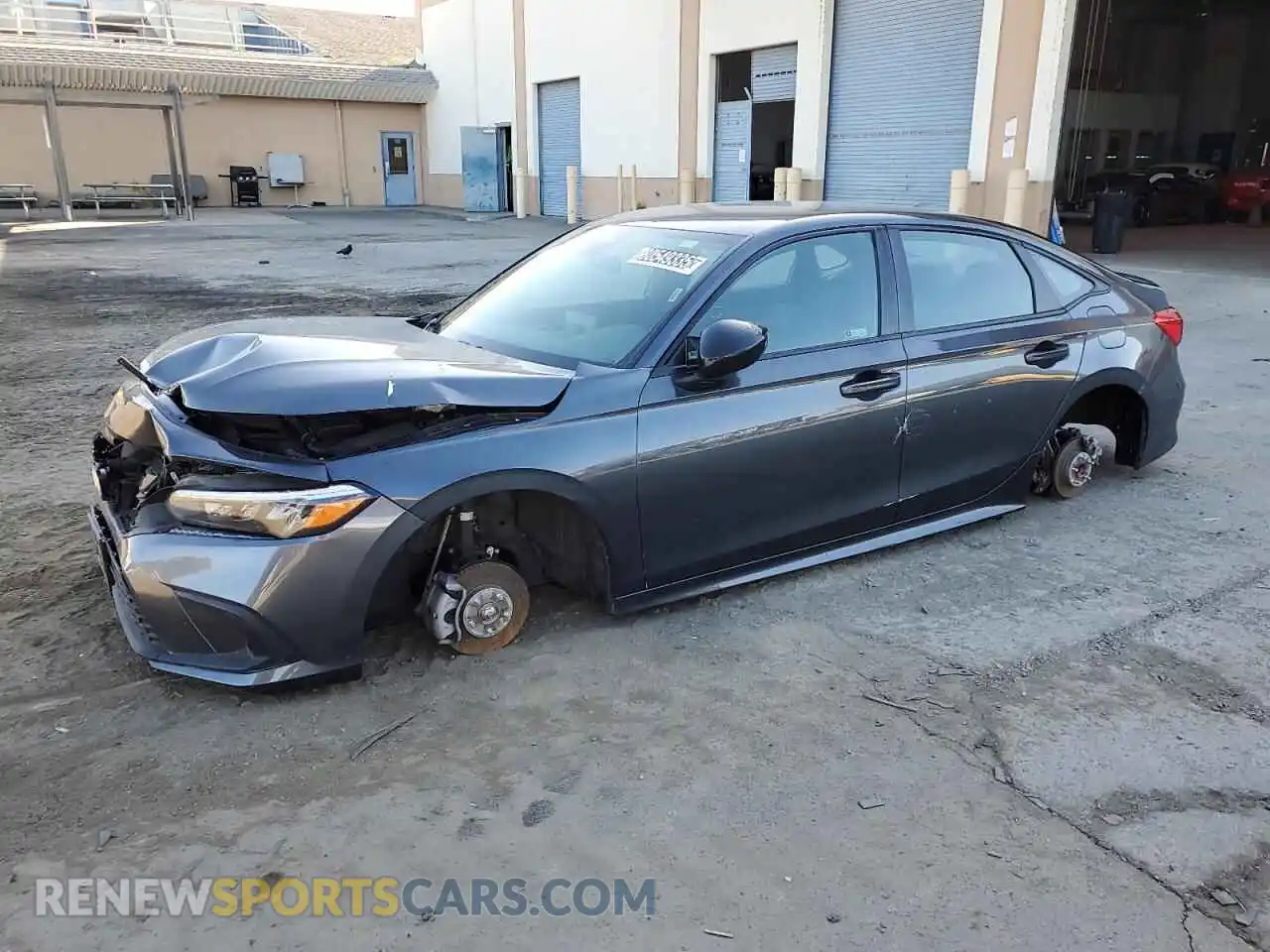 1 Photograph of a damaged car 2HGFE2F53RH558073 HONDA CIVIC 2024