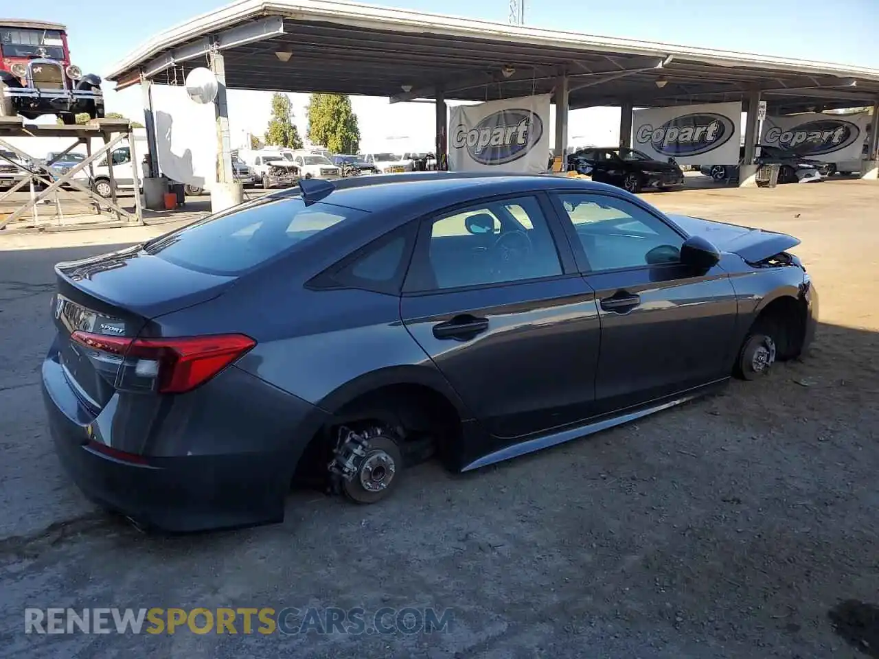 3 Photograph of a damaged car 2HGFE2F53RH558073 HONDA CIVIC 2024