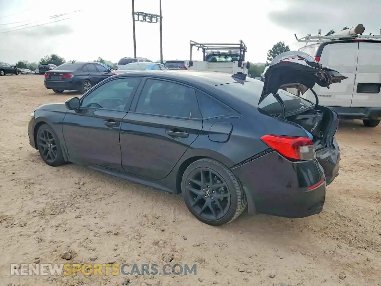 2 fotografías del automóvil dañado 2HGFE2F53RH563600 HONDA CIVIC 2024