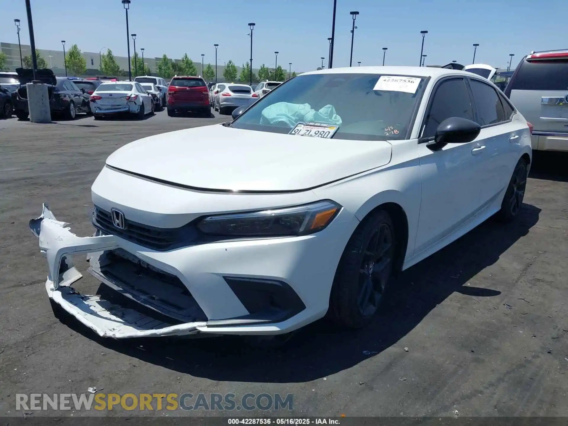 2 Photograph of a damaged car 2HGFE2F53RH574953 HONDA CIVIC 2024