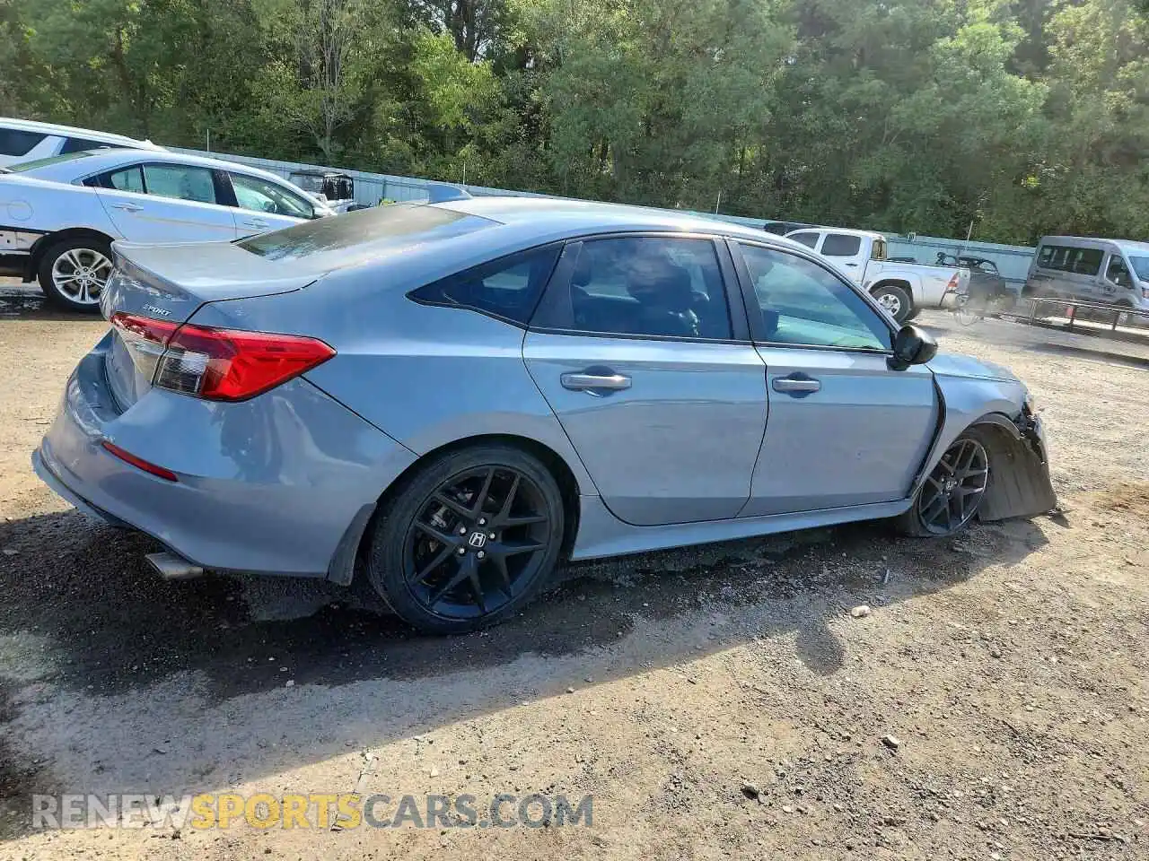 3 fotografías del automóvil dañado 2HGFE2F54RH574430 HONDA CIVIC 2024