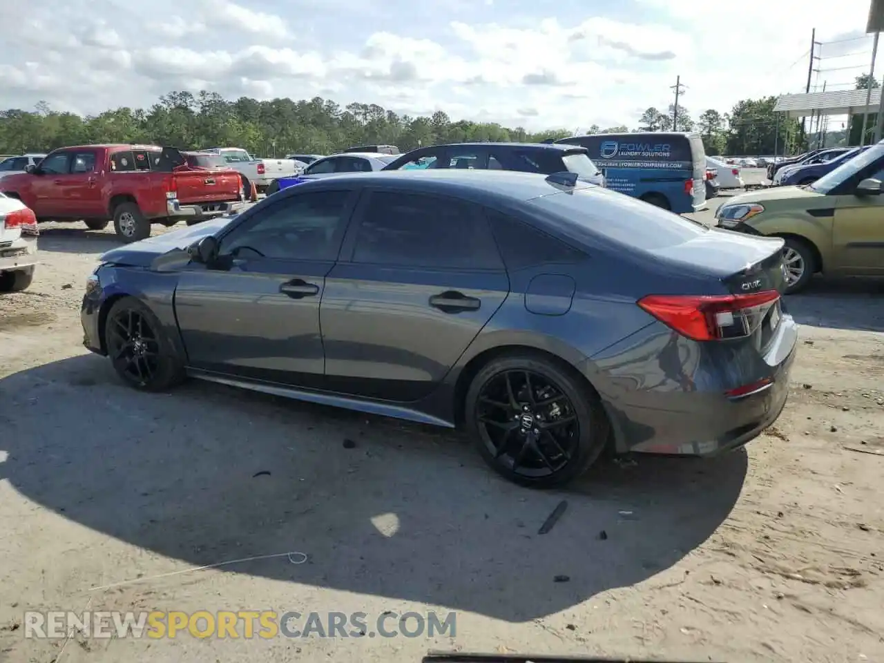 2 Photograph of a damaged car 2HGFE2F54RH594399 HONDA CIVIC 2024