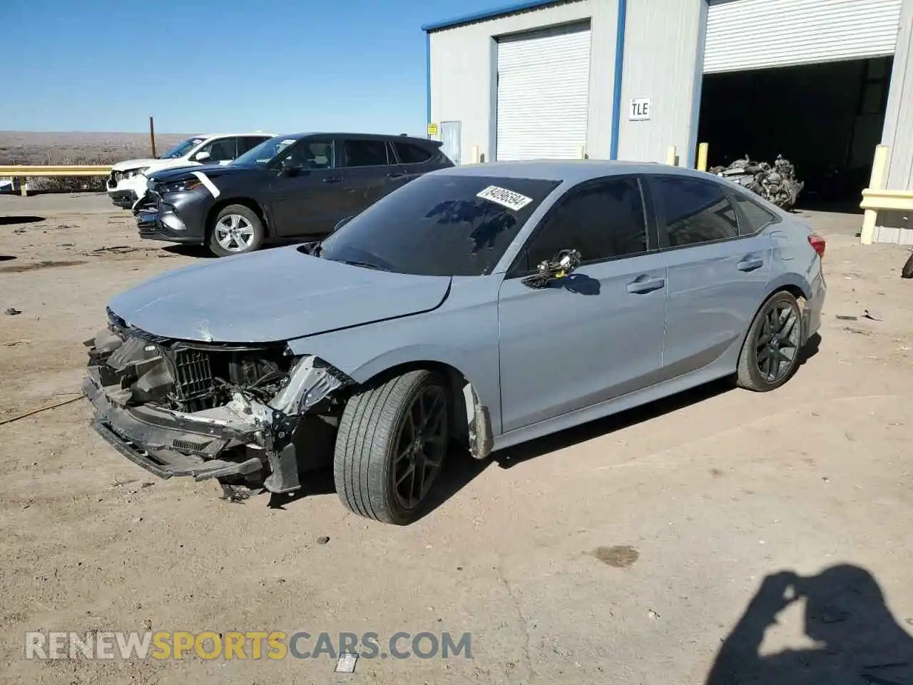 1 Photograph of a damaged car 2HGFE2F55RH503611 HONDA CIVIC 2024