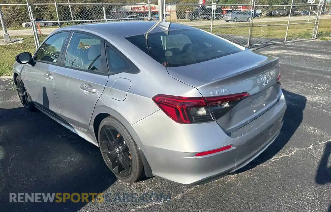 3 Photograph of a damaged car 2HGFE2F55RH550492 HONDA CIVIC 2024