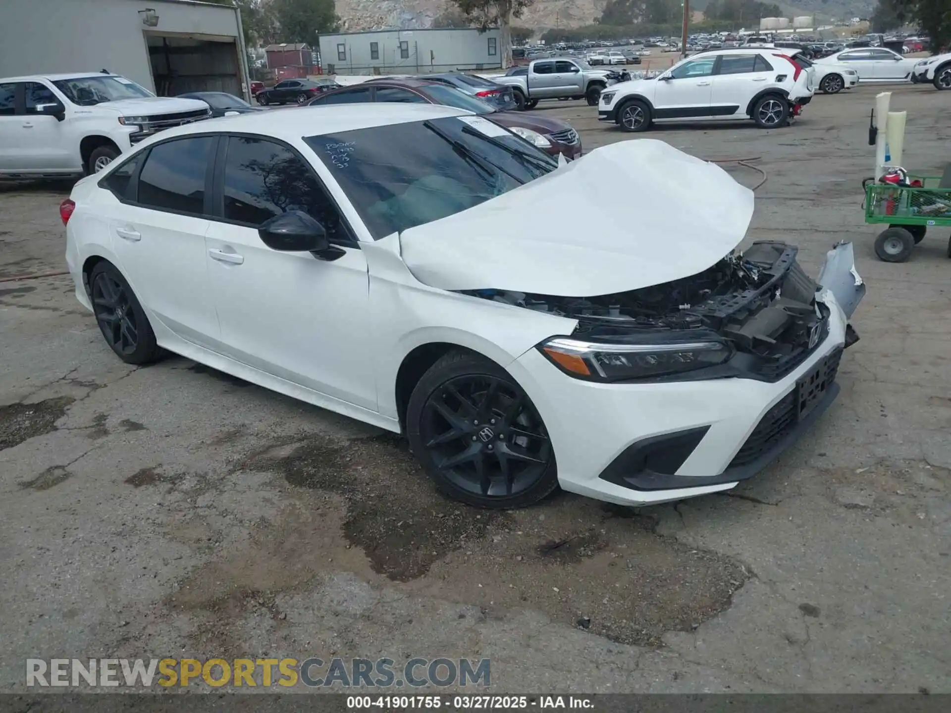 1 Photograph of a damaged car 2HGFE2F55RH550654 HONDA CIVIC 2024