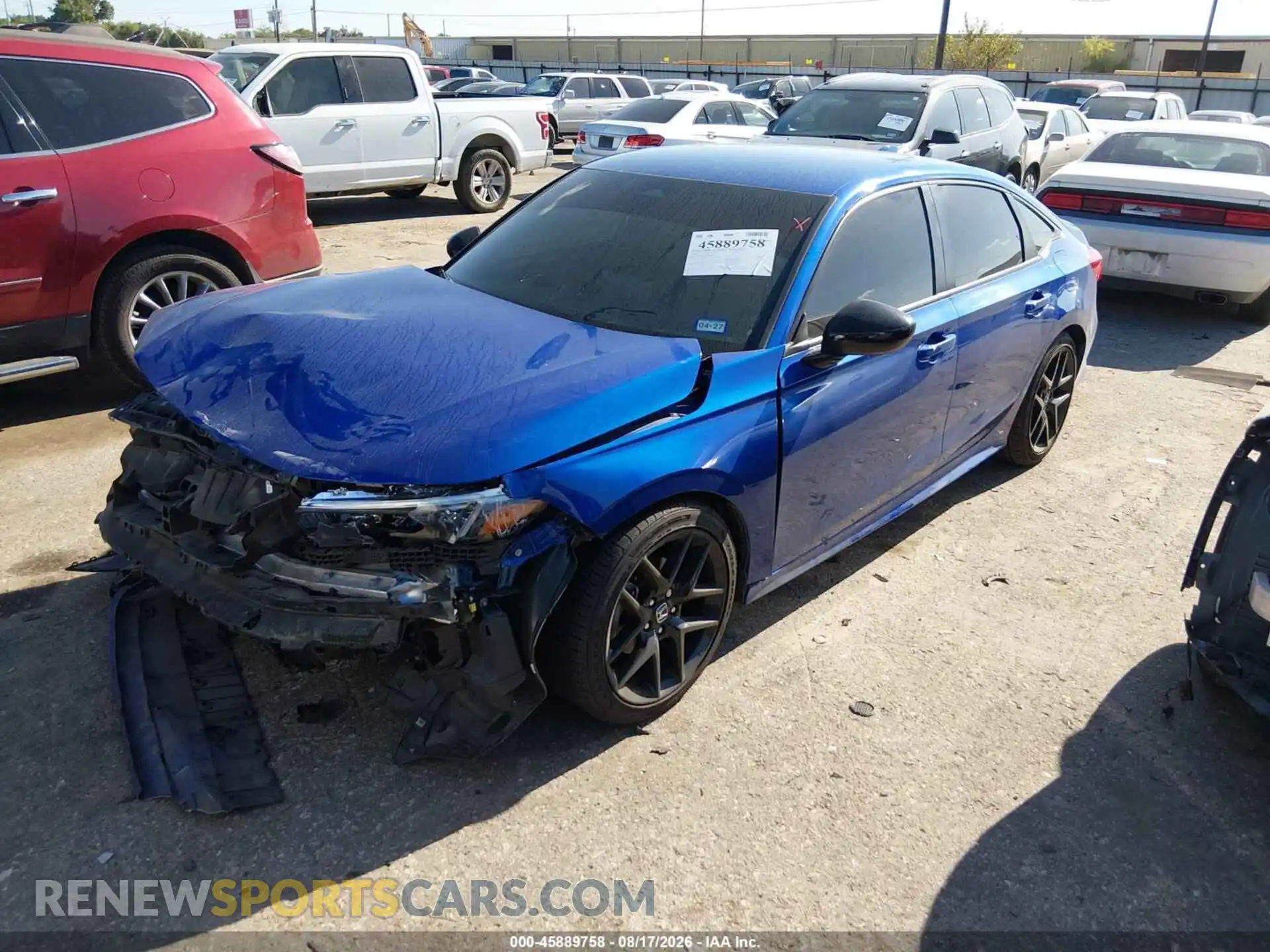 2 fotografías del automóvil dañado 2HGFE2F55RH553862 HONDA CIVIC 2024
