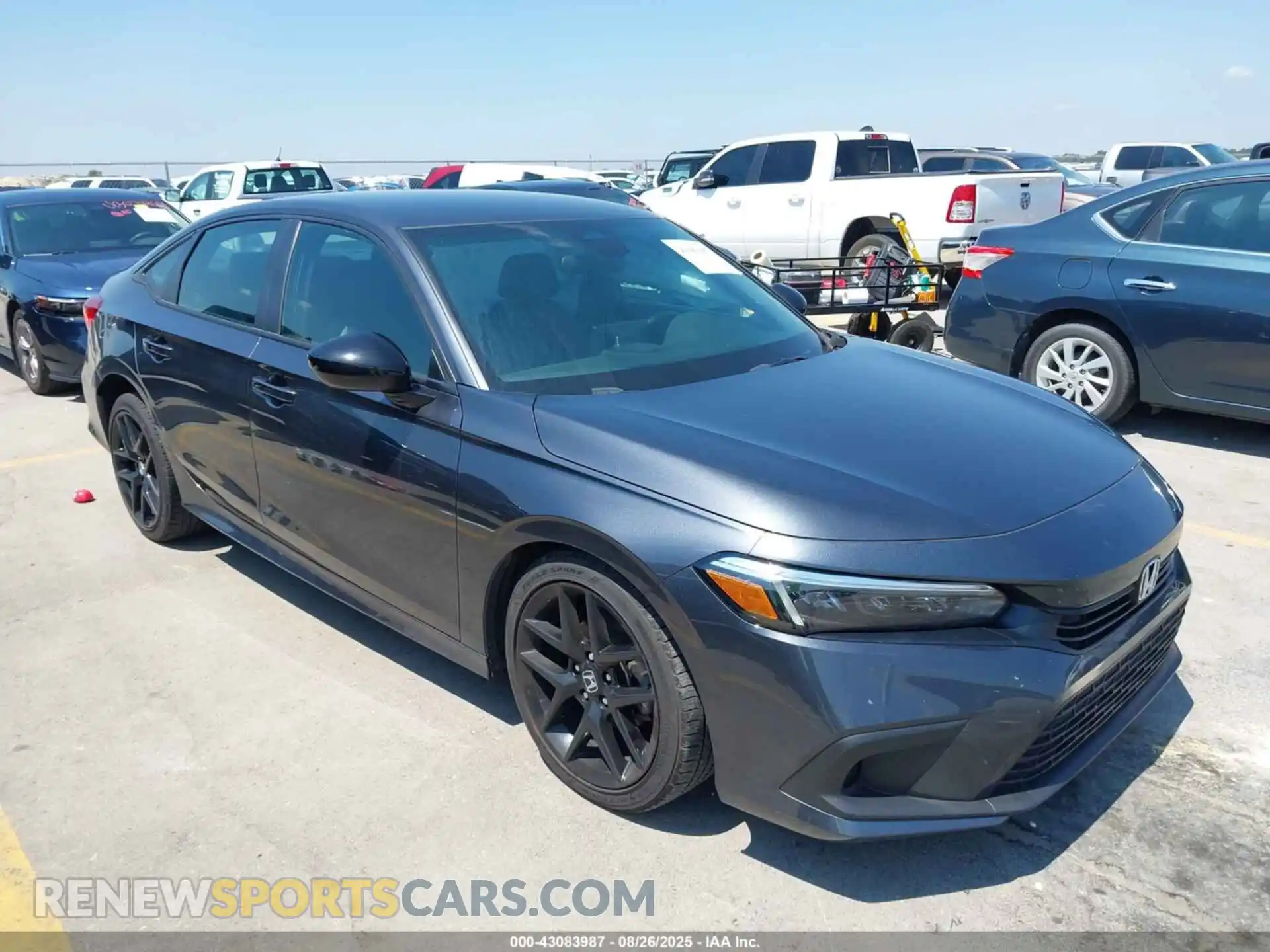 1 Photograph of a damaged car 2HGFE2F55RH564862 HONDA CIVIC 2024