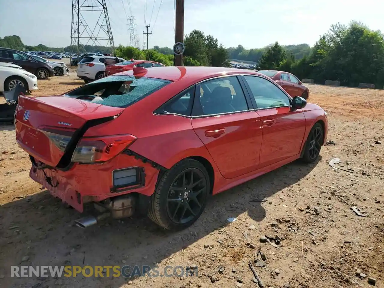 3 Photograph of a damaged car 2HGFE2F55RH577630 HONDA CIVIC 2024