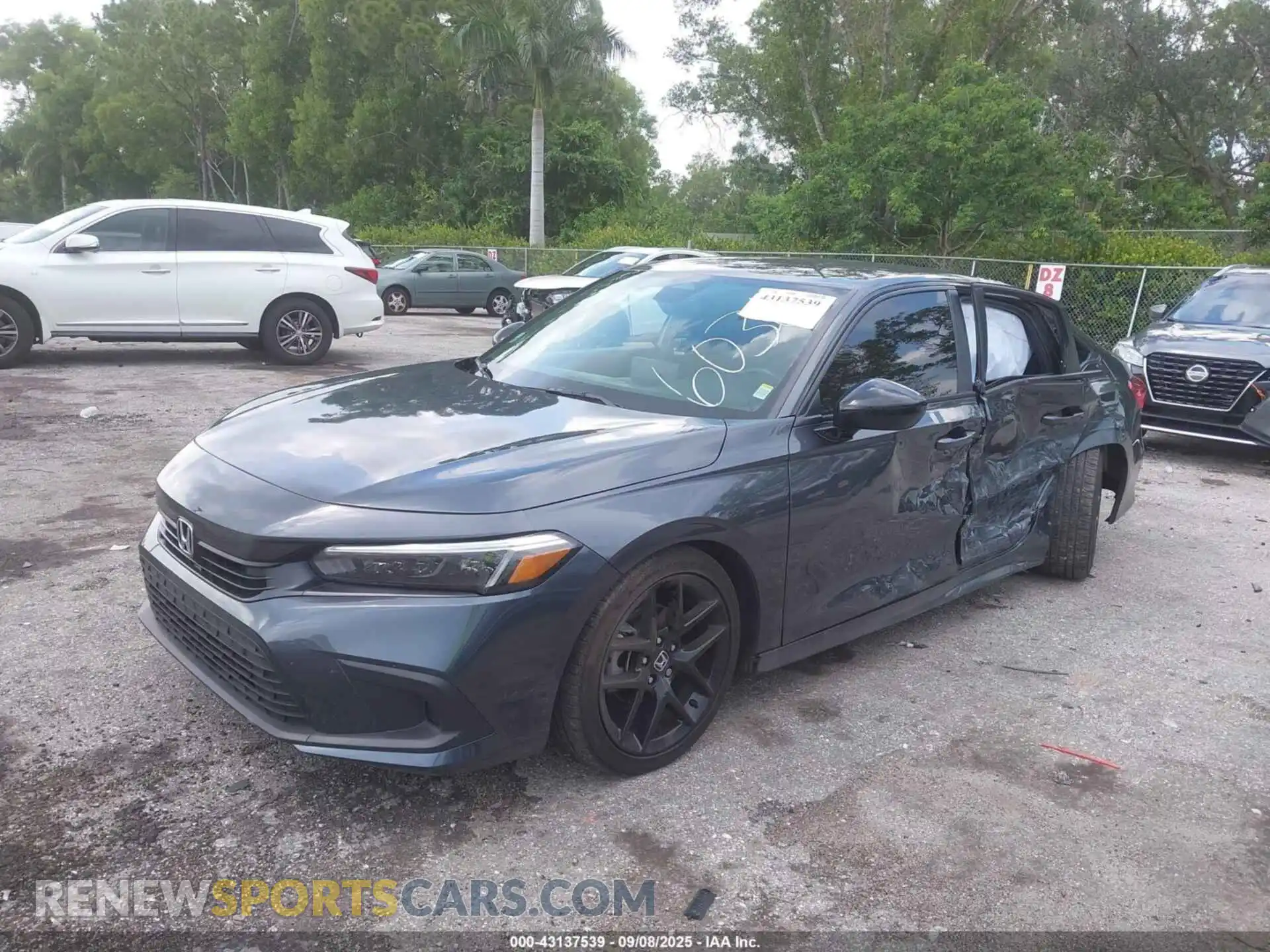 2 Photograph of a damaged car 2HGFE2F55RH586036 HONDA CIVIC 2024