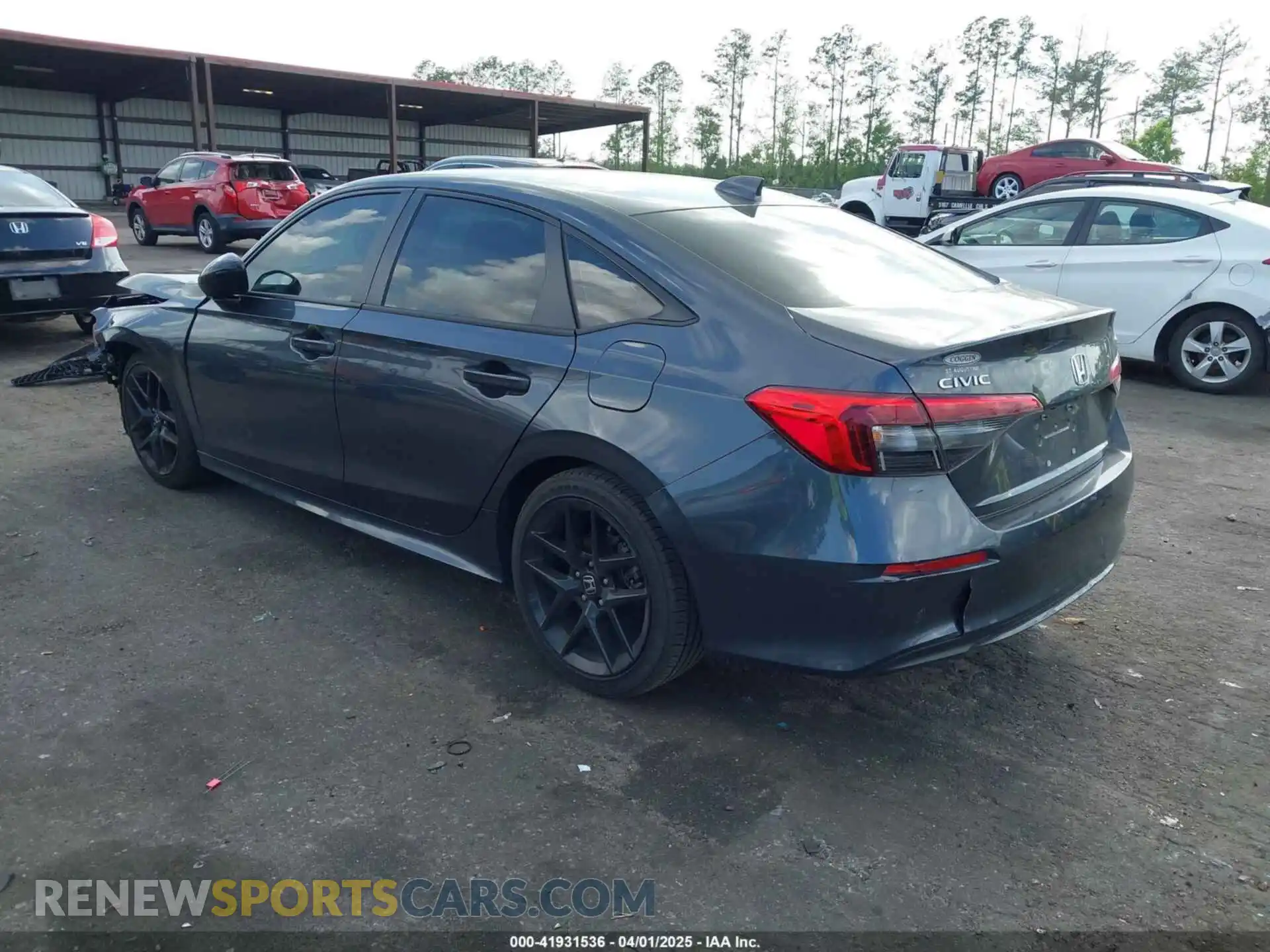 3 Photograph of a damaged car 2HGFE2F55RH586537 HONDA CIVIC 2024