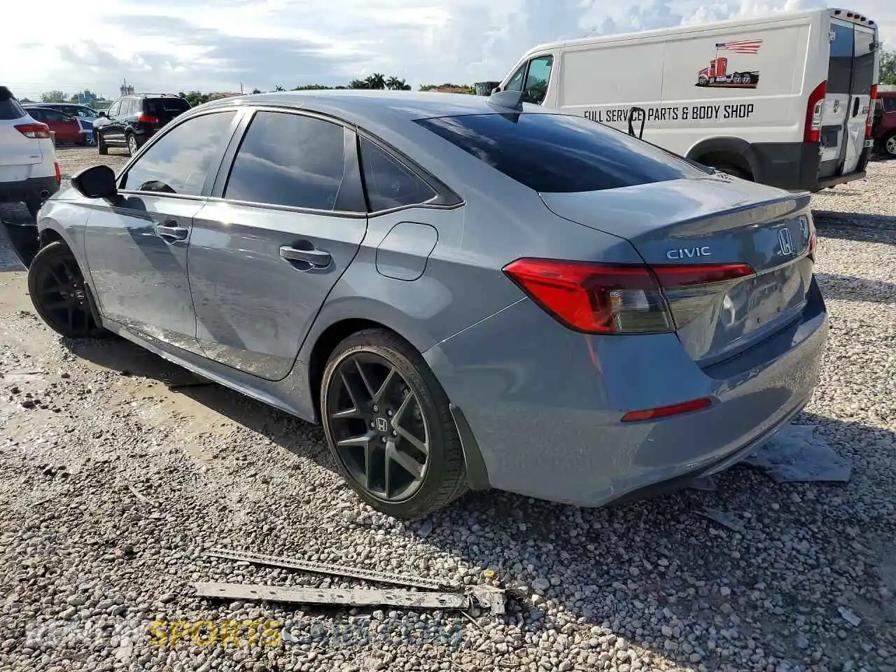 2 Photograph of a damaged car 2HGFE2F55RH593875 HONDA CIVIC 2024