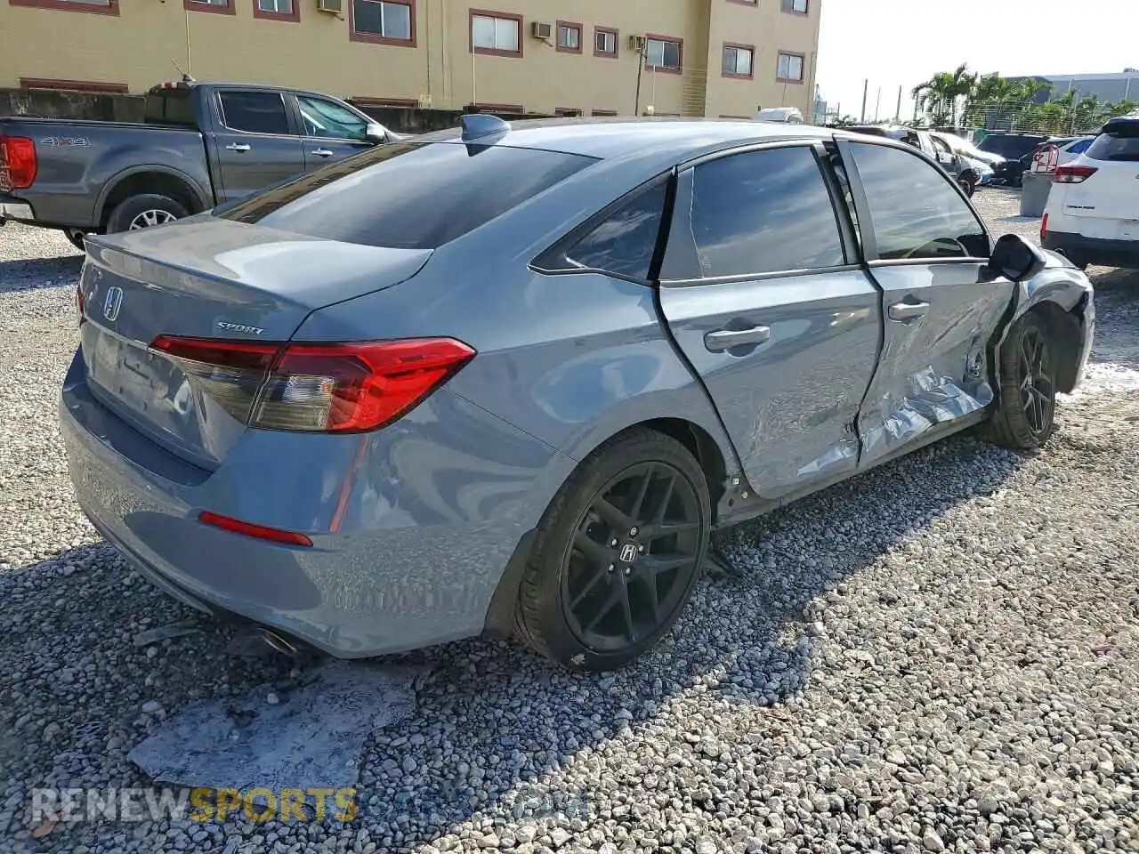 3 Photograph of a damaged car 2HGFE2F55RH593875 HONDA CIVIC 2024