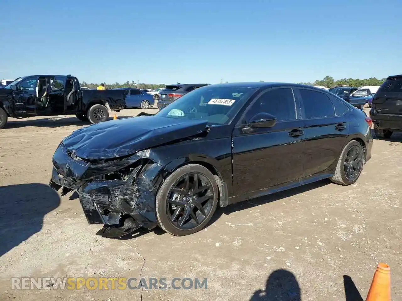 1 Photograph of a damaged car 2HGFE2F56RH550307 HONDA CIVIC 2024