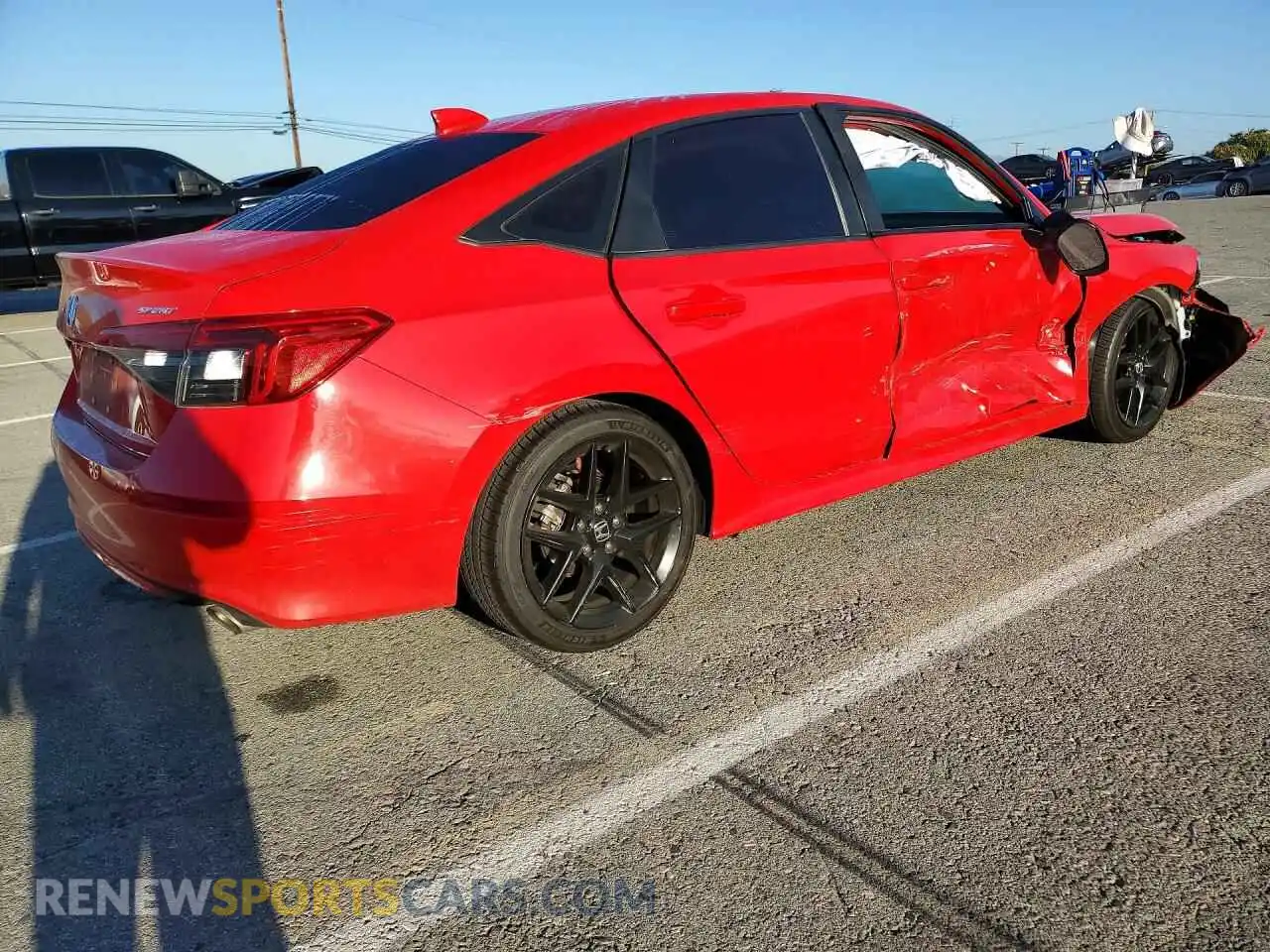 3 Photograph of a damaged car 2HGFE2F56RH566412 HONDA CIVIC 2024