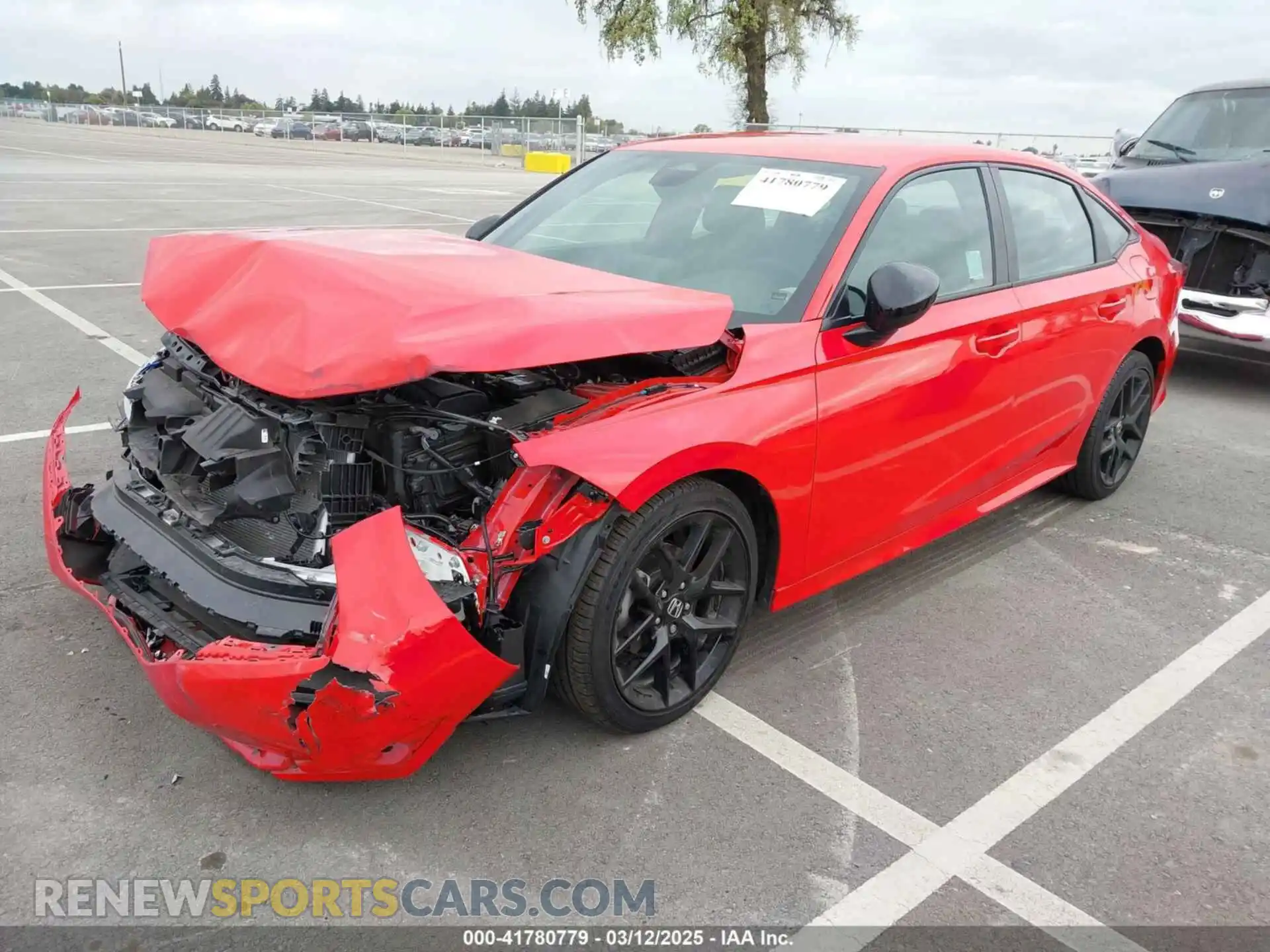 2 fotografías del automóvil dañado 2HGFE2F56RH593304 HONDA CIVIC 2024