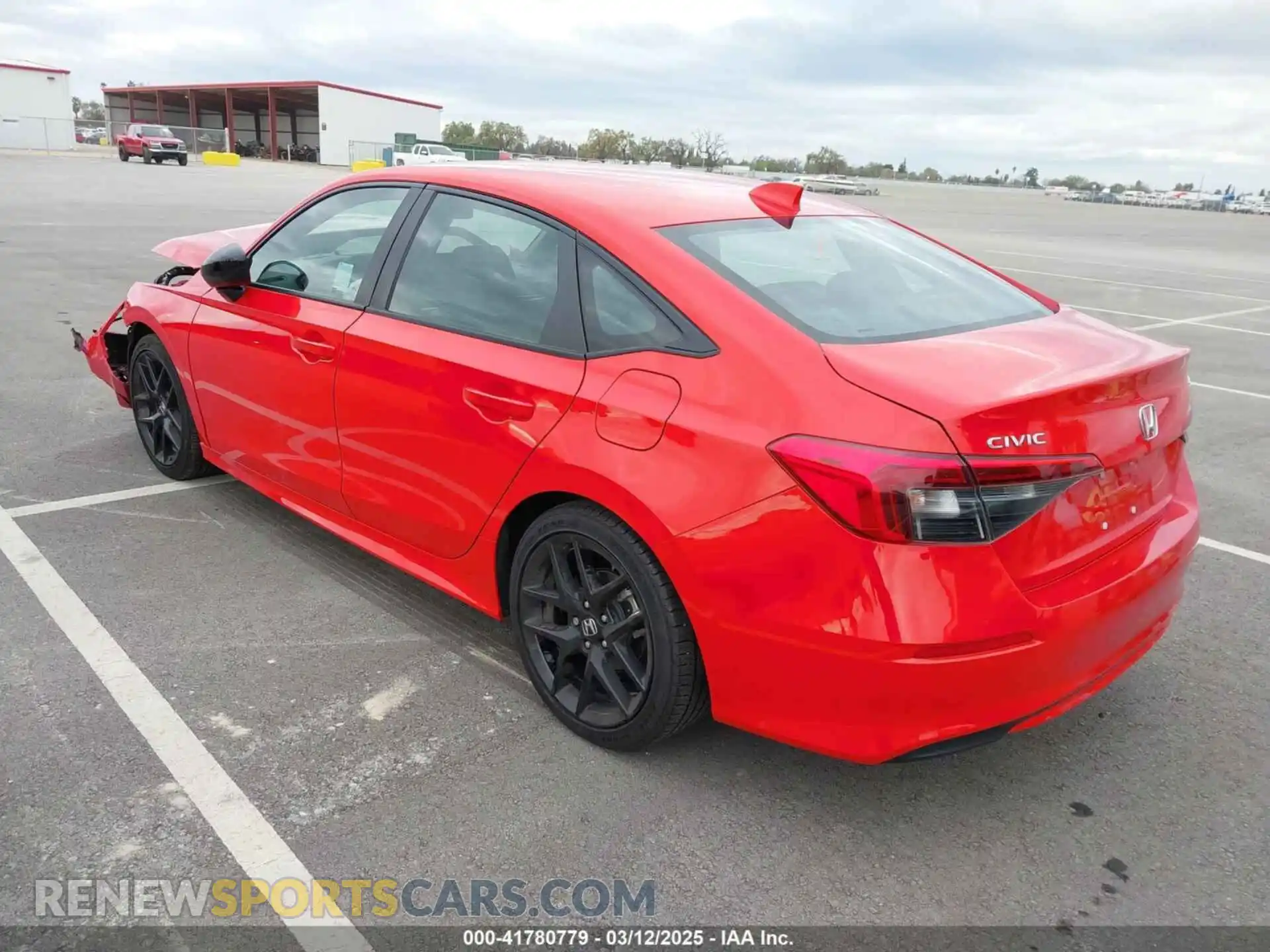 3 fotografías del automóvil dañado 2HGFE2F56RH593304 HONDA CIVIC 2024