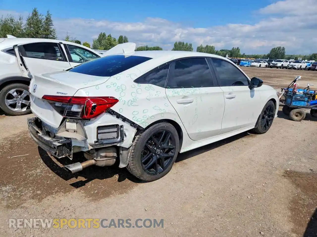 3 Photograph of a damaged car 2HGFE2F57RH114632 HONDA CIVIC 2024