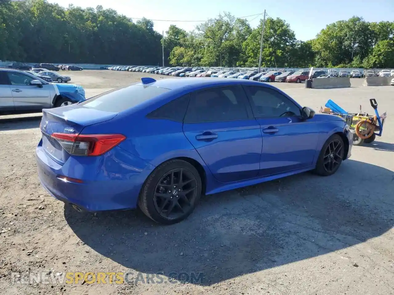 3 fotografías del automóvil dañado 2HGFE2F57RH509698 HONDA CIVIC 2024