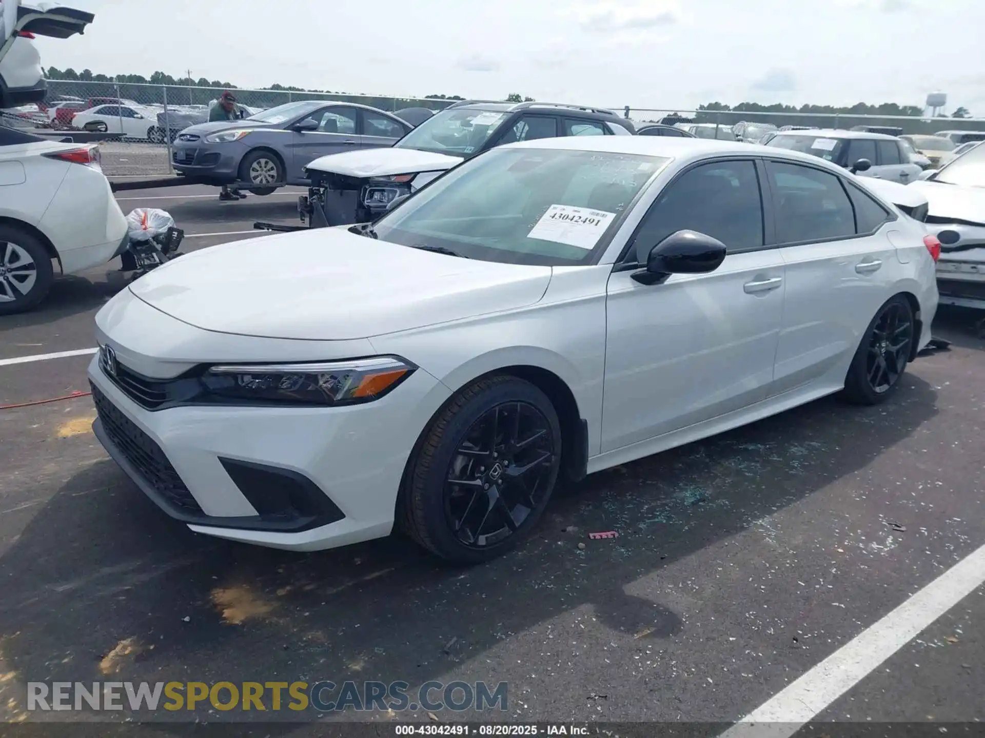 2 Photograph of a damaged car 2HGFE2F57RH518675 HONDA CIVIC 2024