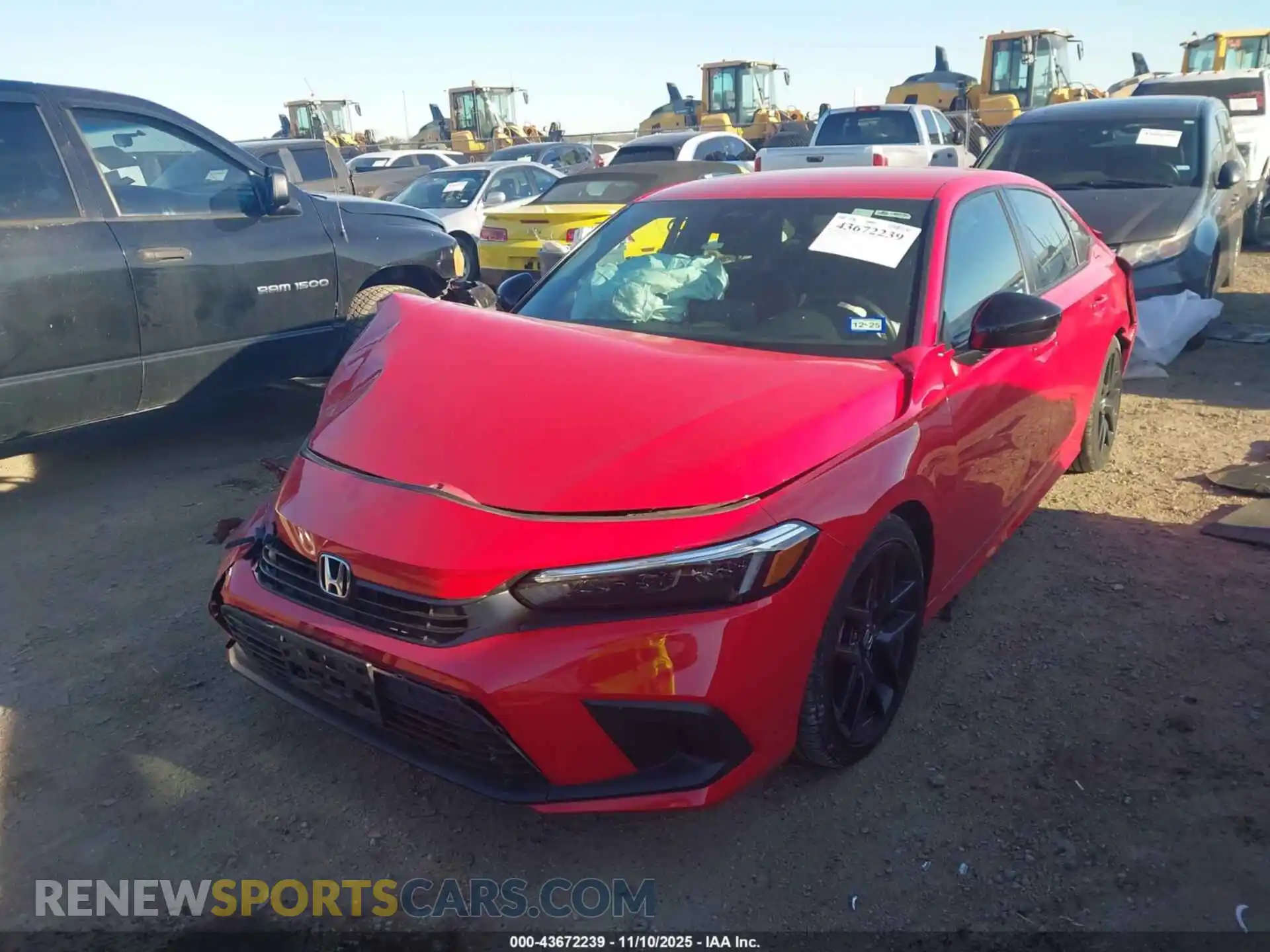 2 Photograph of a damaged car 2HGFE2F57RH530096 HONDA CIVIC 2024