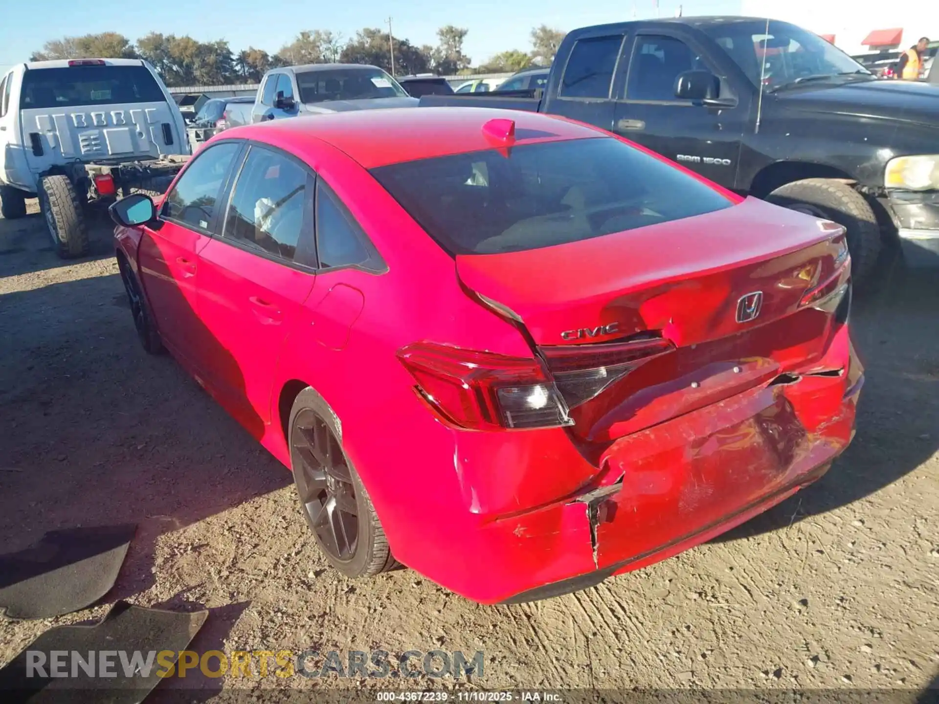 3 Photograph of a damaged car 2HGFE2F57RH530096 HONDA CIVIC 2024