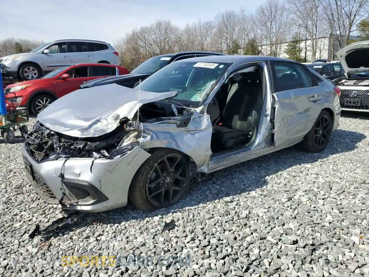1 Photograph of a damaged car 2HGFE2F57RH550722 HONDA CIVIC 2024