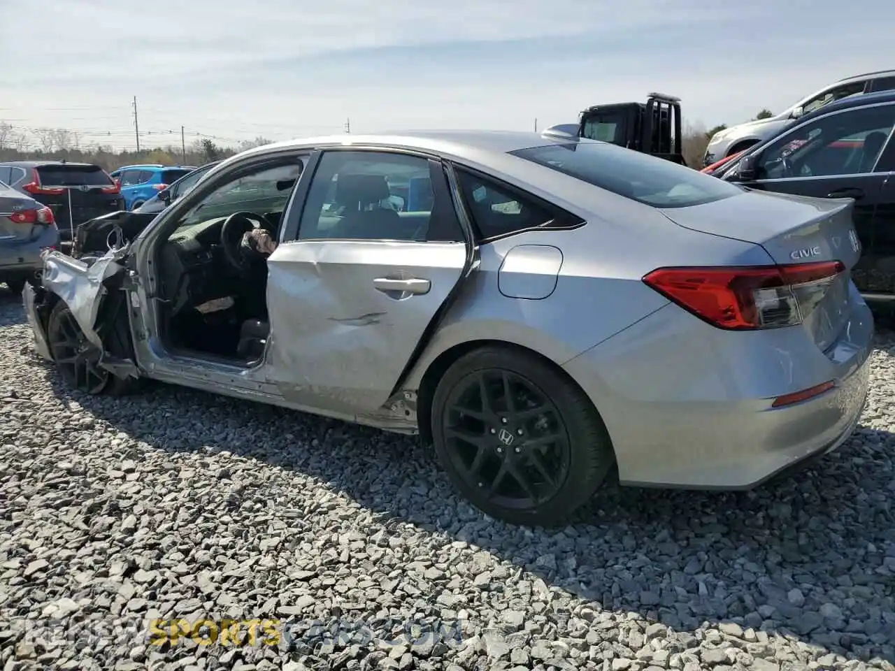 2 Photograph of a damaged car 2HGFE2F57RH550722 HONDA CIVIC 2024