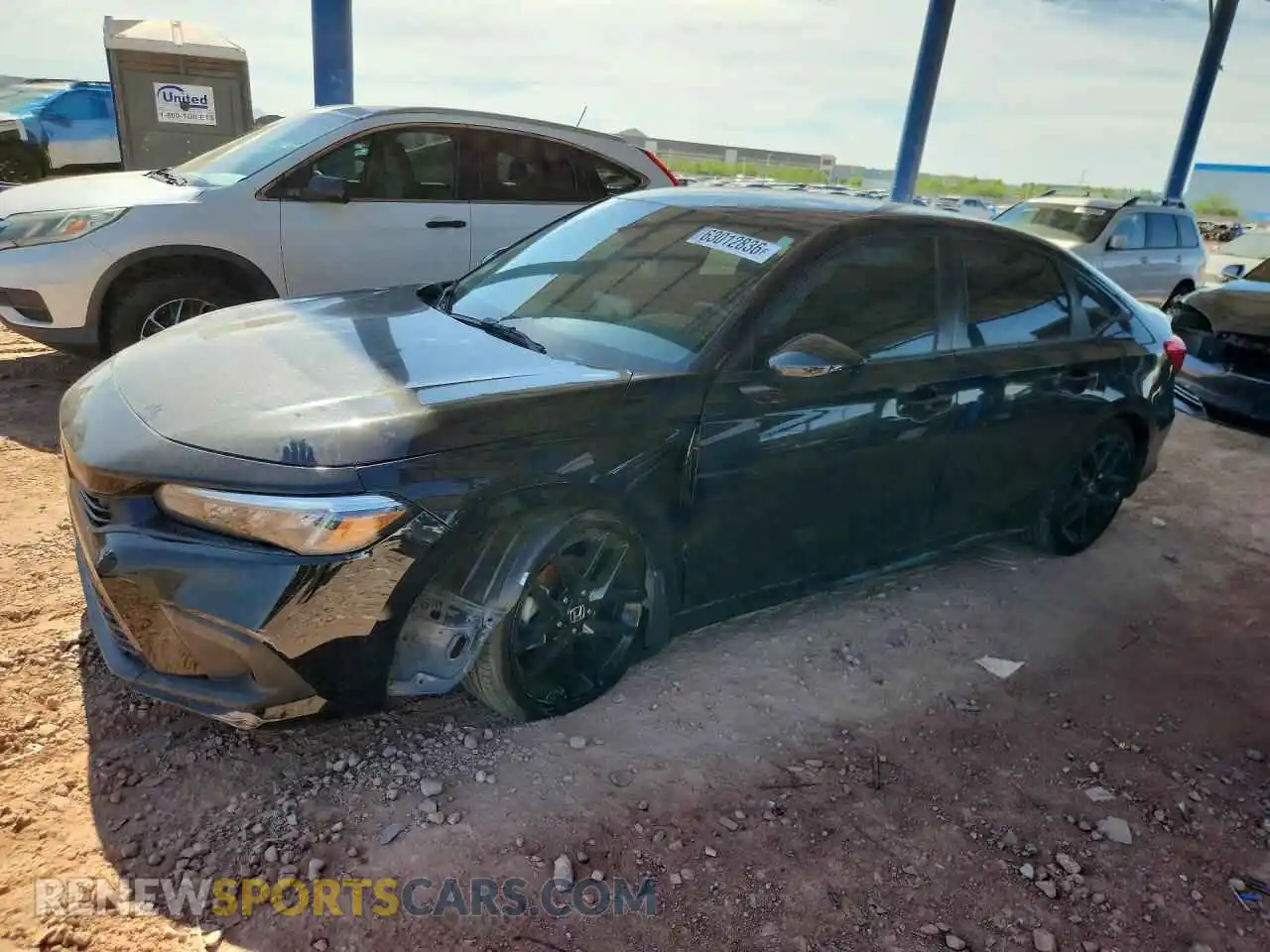 1 Photograph of a damaged car 2HGFE2F57RH553085 HONDA CIVIC 2024
