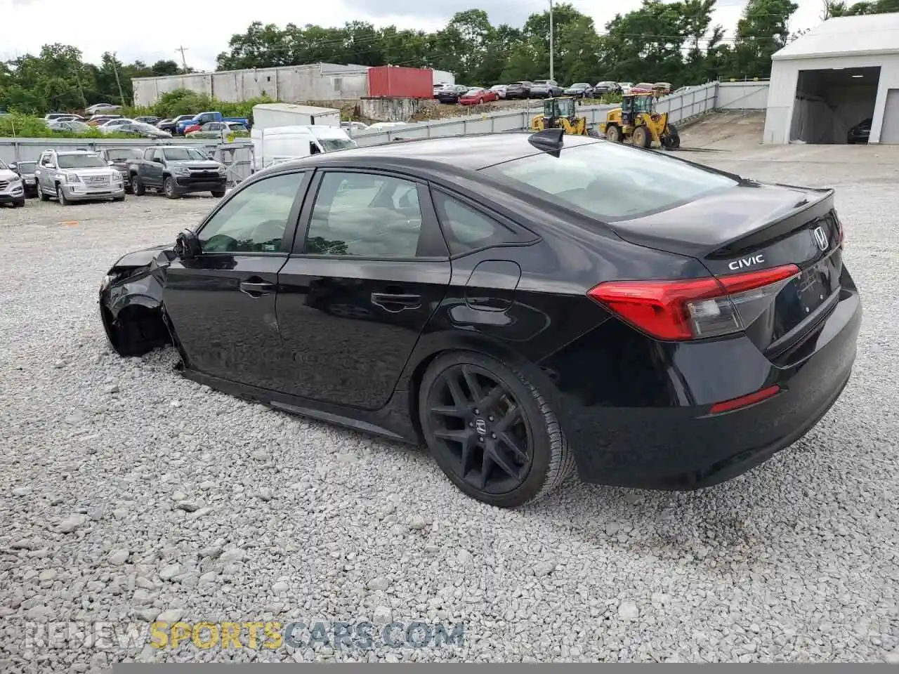 2 Photograph of a damaged car 2HGFE2F57RH553281 HONDA CIVIC 2024
