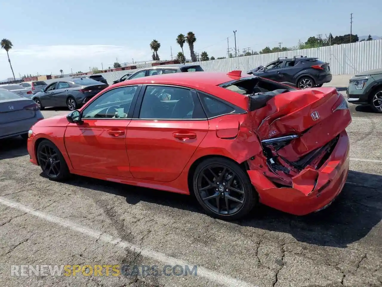 2 Photograph of a damaged car 2HGFE2F57RH560960 HONDA CIVIC 2024