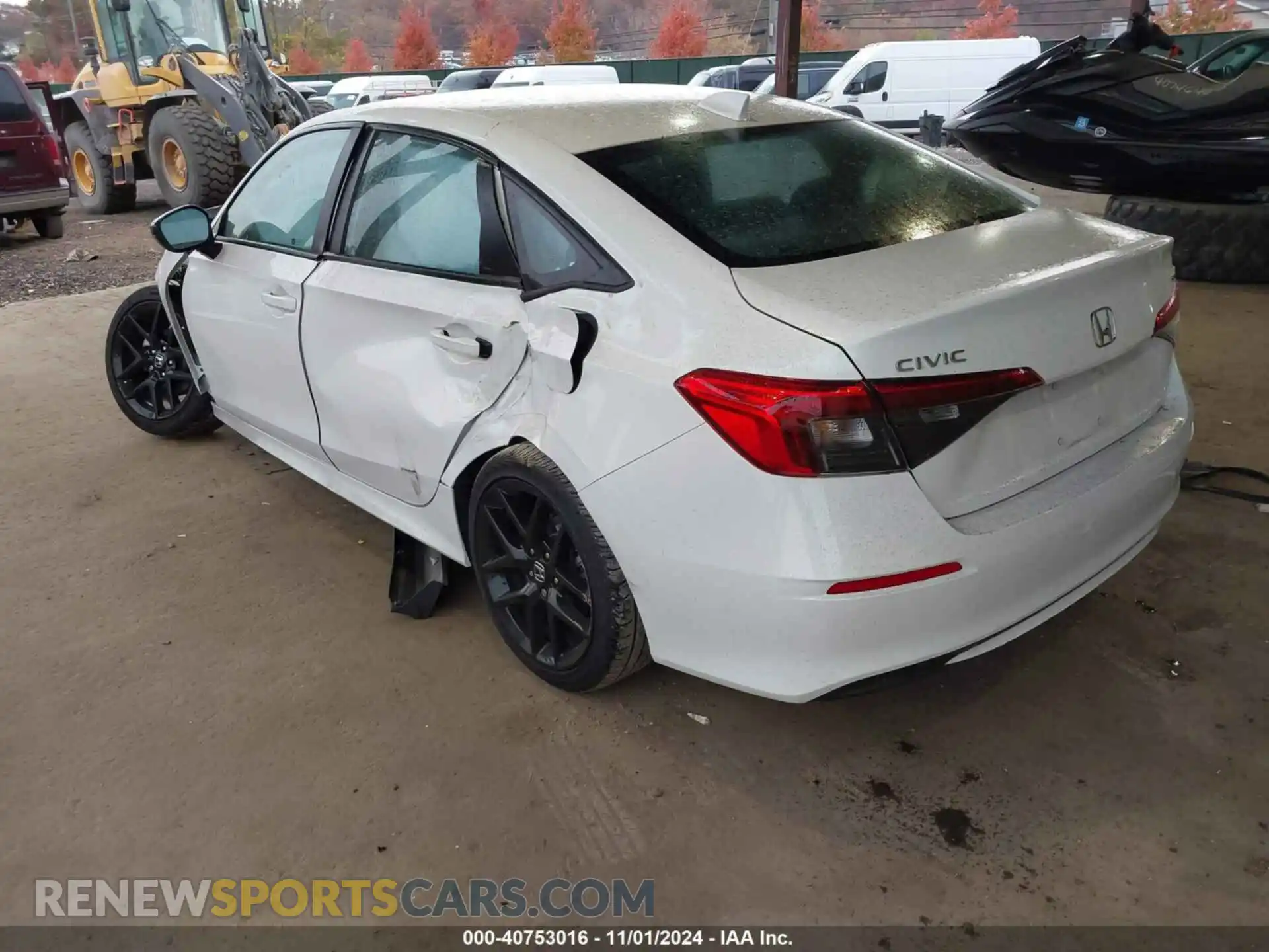 3 Photograph of a damaged car 2HGFE2F57RH561431 HONDA CIVIC 2024