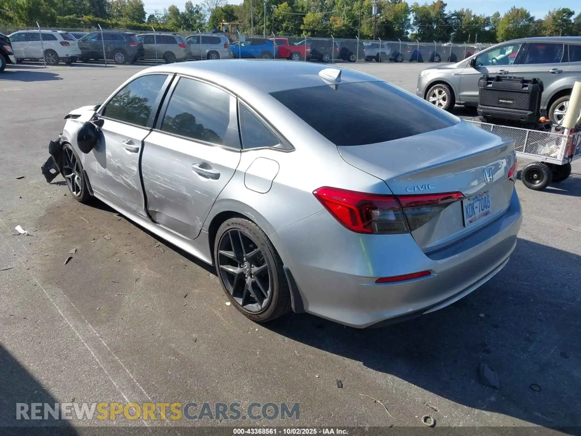 3 Photograph of a damaged car 2HGFE2F57RH572672 HONDA CIVIC 2024