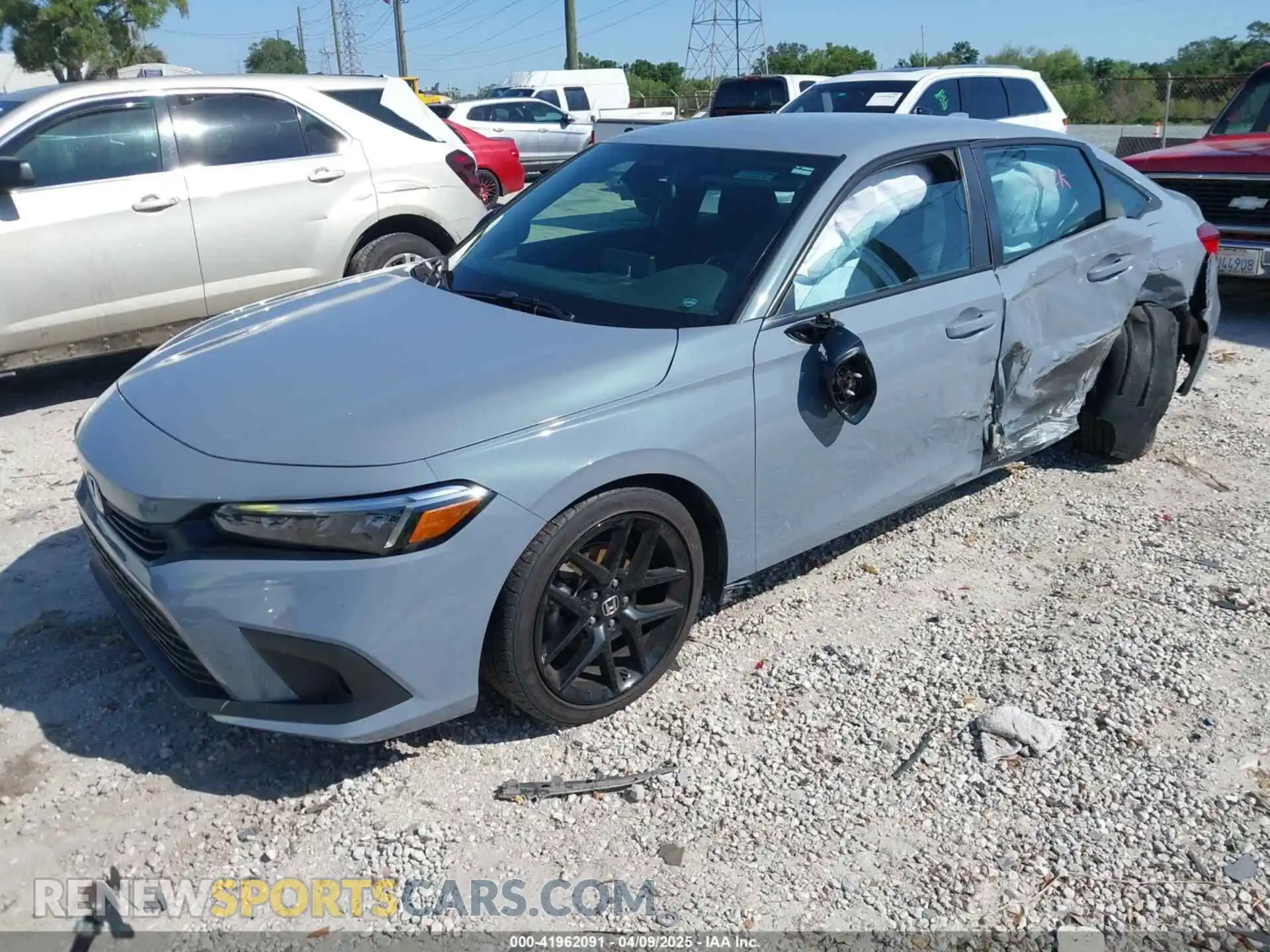 2 Photograph of a damaged car 2HGFE2F57RH580545 HONDA CIVIC 2024