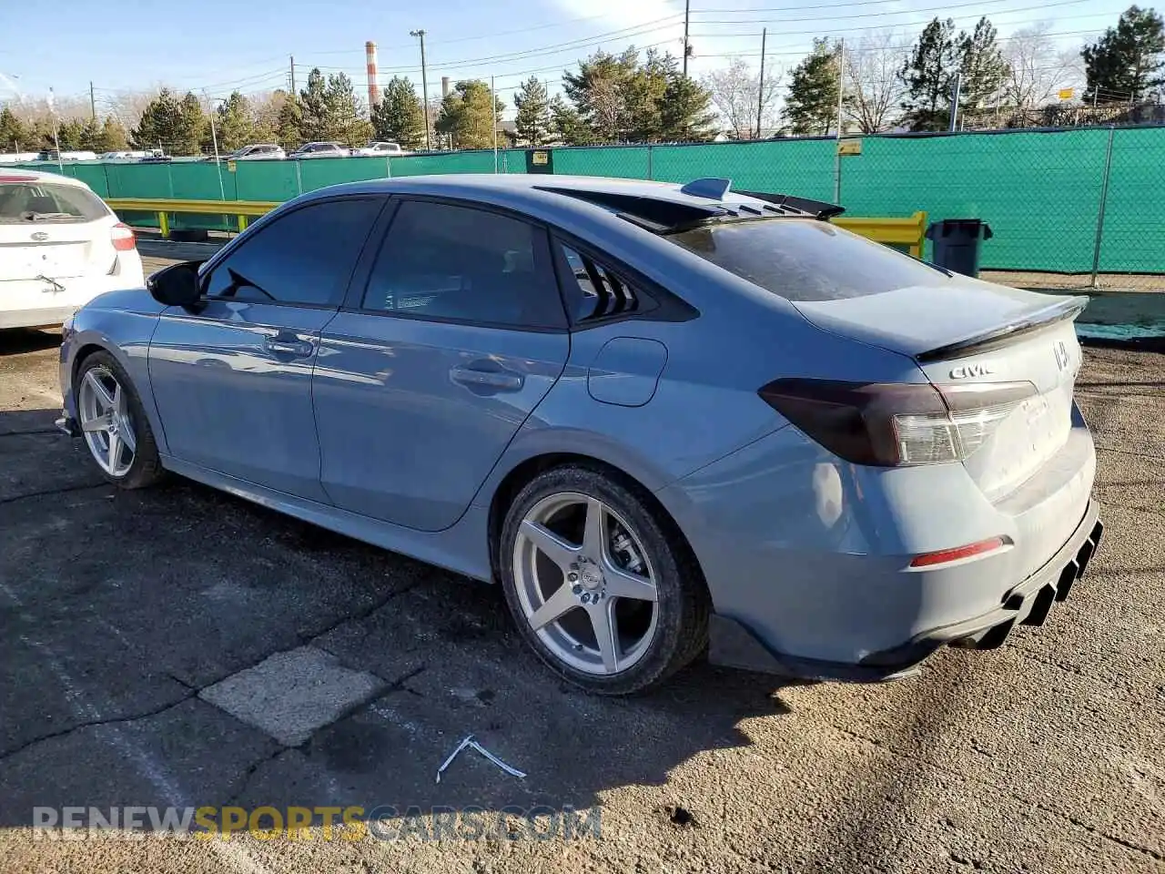 2 Photograph of a damaged car 2HGFE2F57RH584093 HONDA CIVIC 2024