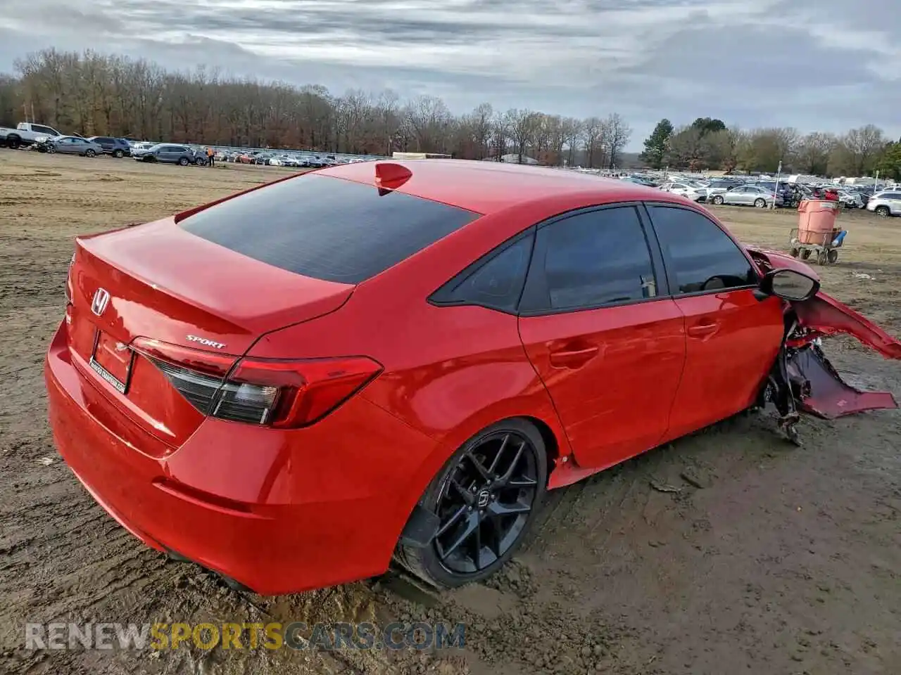 3 Photograph of a damaged car 2HGFE2F57RH585552 HONDA CIVIC 2024