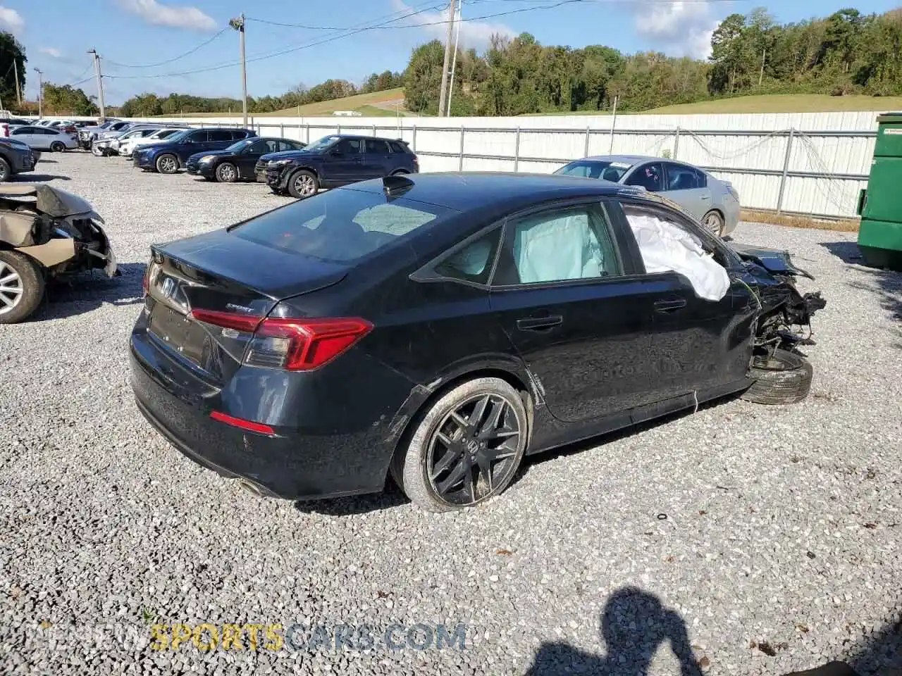 3 Photograph of a damaged car 2HGFE2F57RH591108 HONDA CIVIC 2024