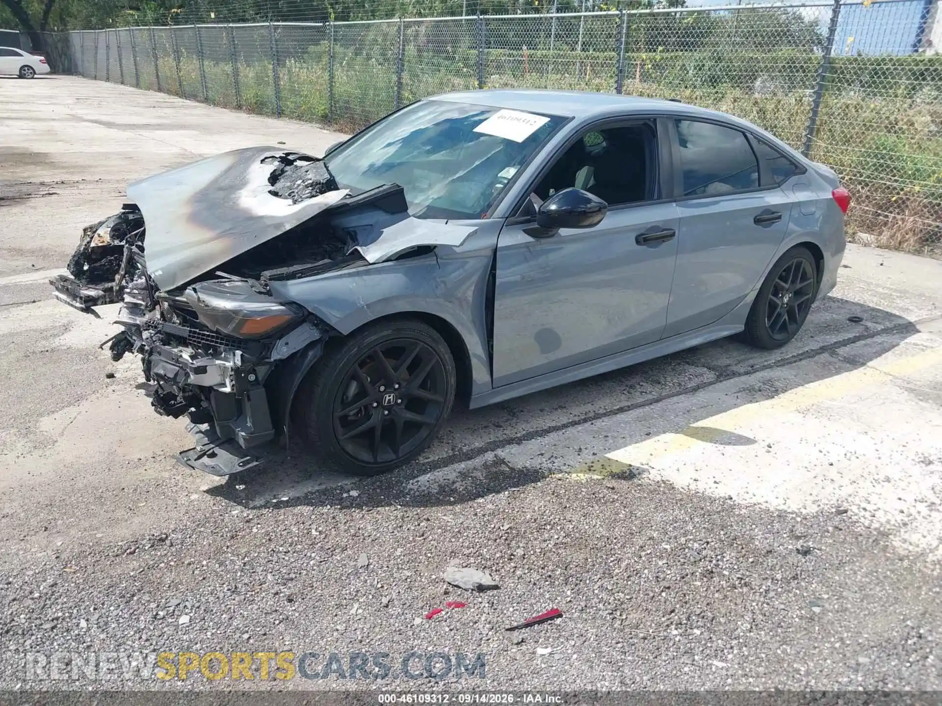 2 fotografías del automóvil dañado 2HGFE2F58RH514652 HONDA CIVIC 2024