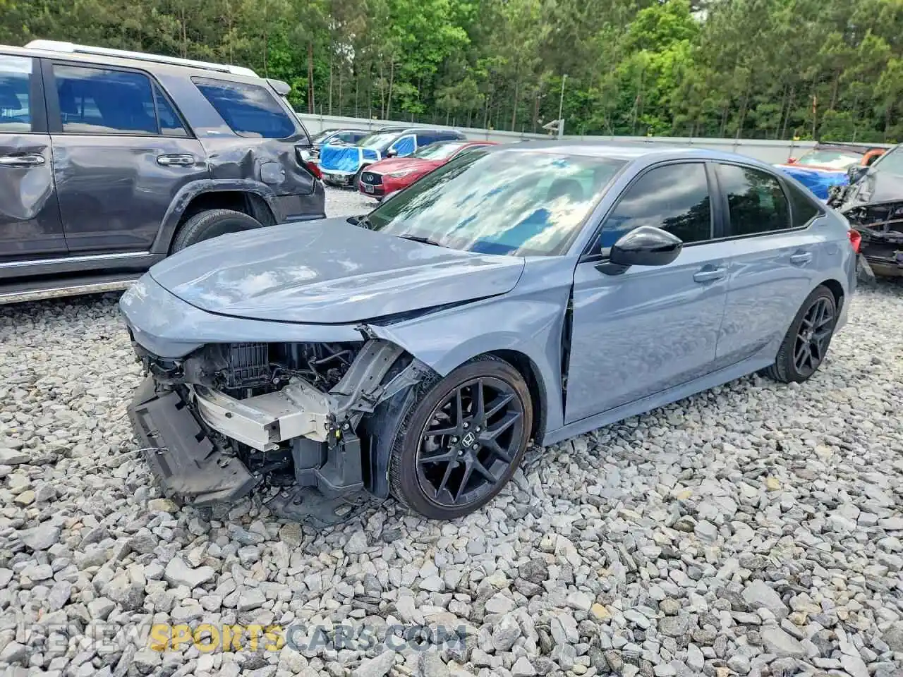 1 Photograph of a damaged car 2HGFE2F58RH532116 HONDA CIVIC 2024
