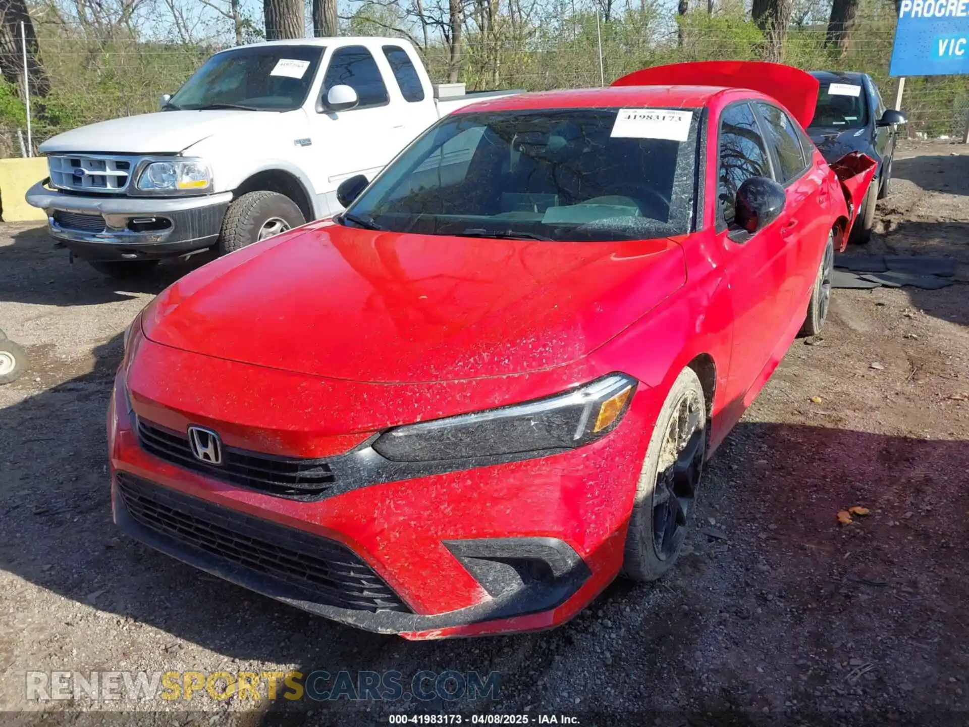 2 Photograph of a damaged car 2HGFE2F58RH538028 HONDA CIVIC 2024